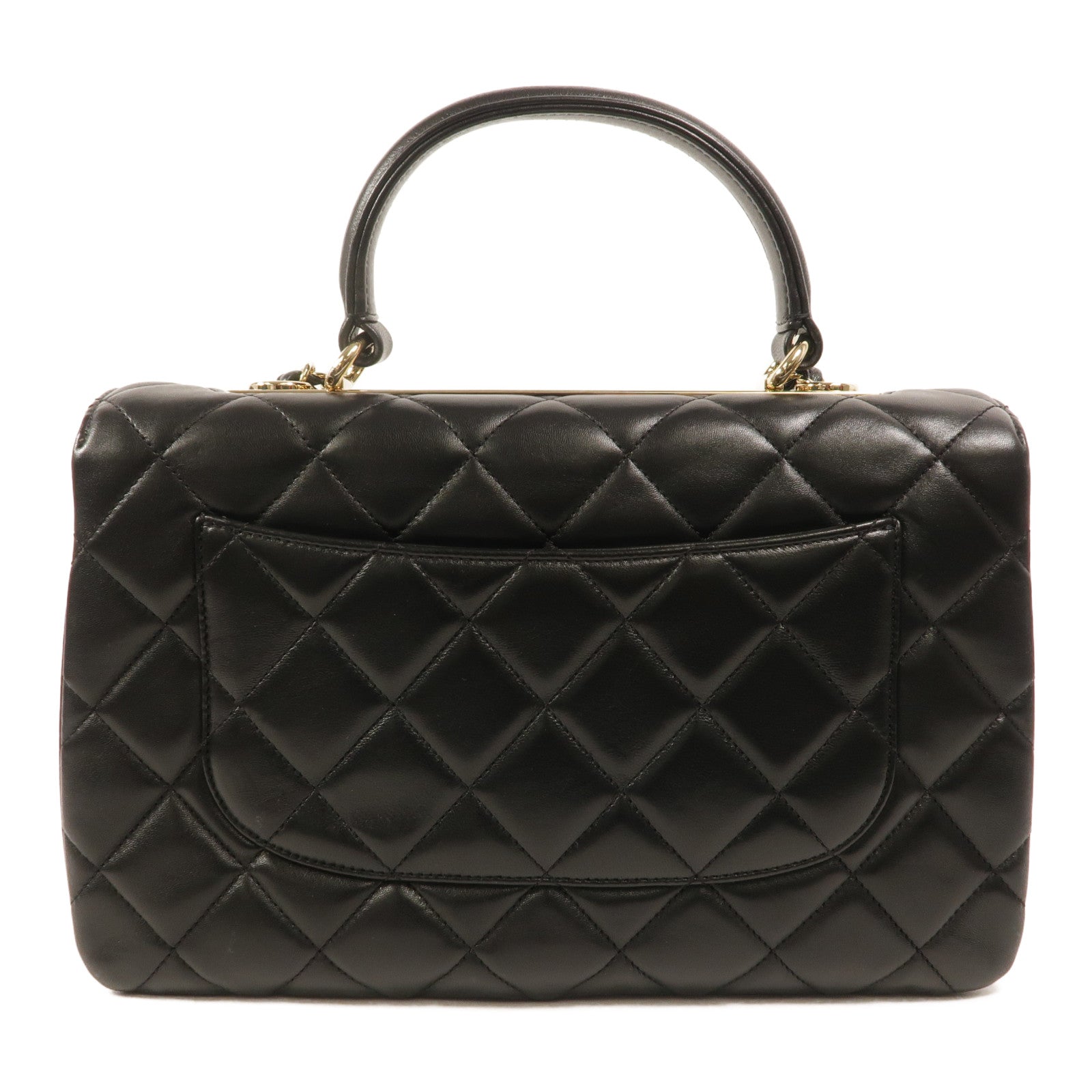 CHANEL 羊皮皮革Trendy CC Top Handle手挽肩背兩用袋