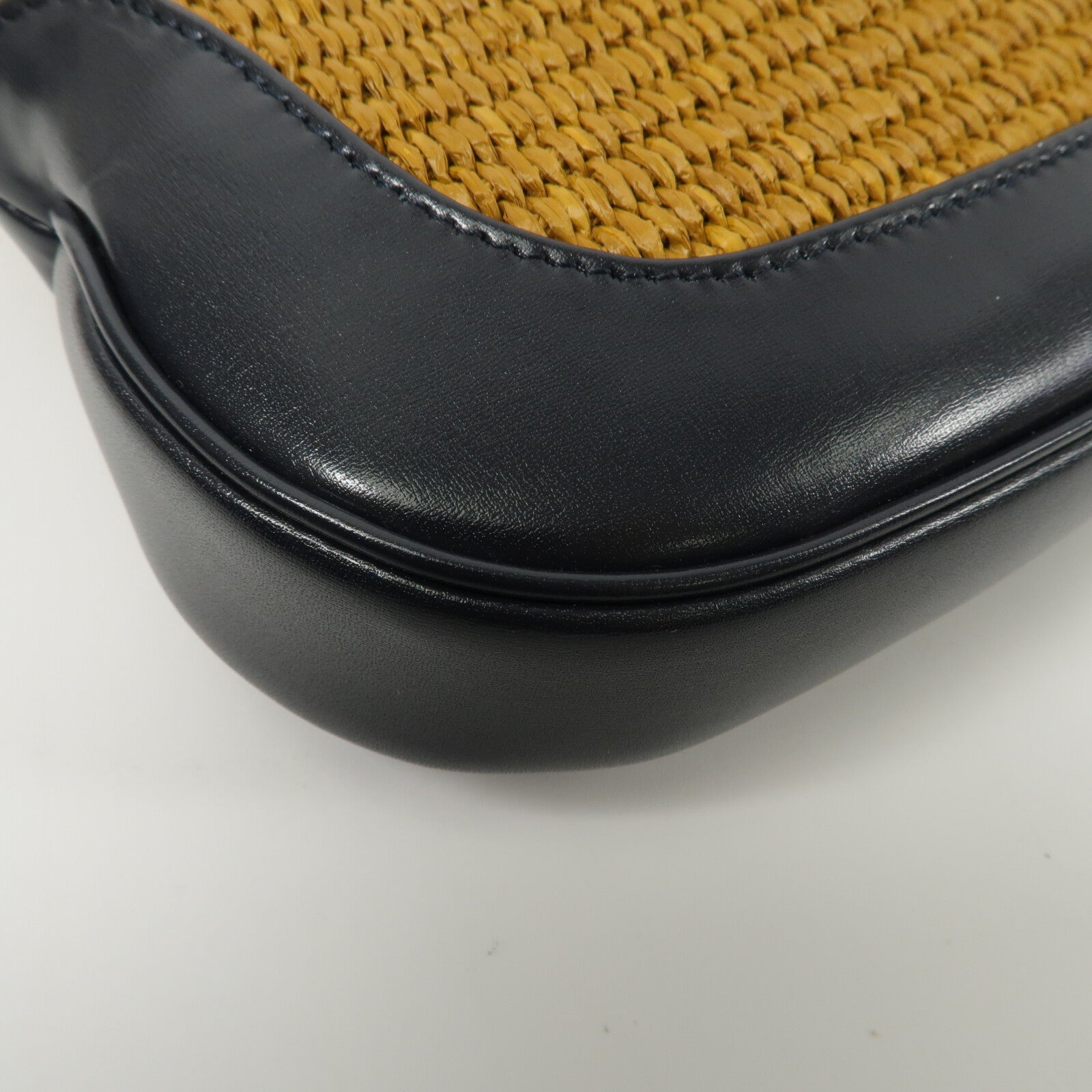 GUCCI Raffia/牛皮皮革Jackie 1961 Small肩背袋