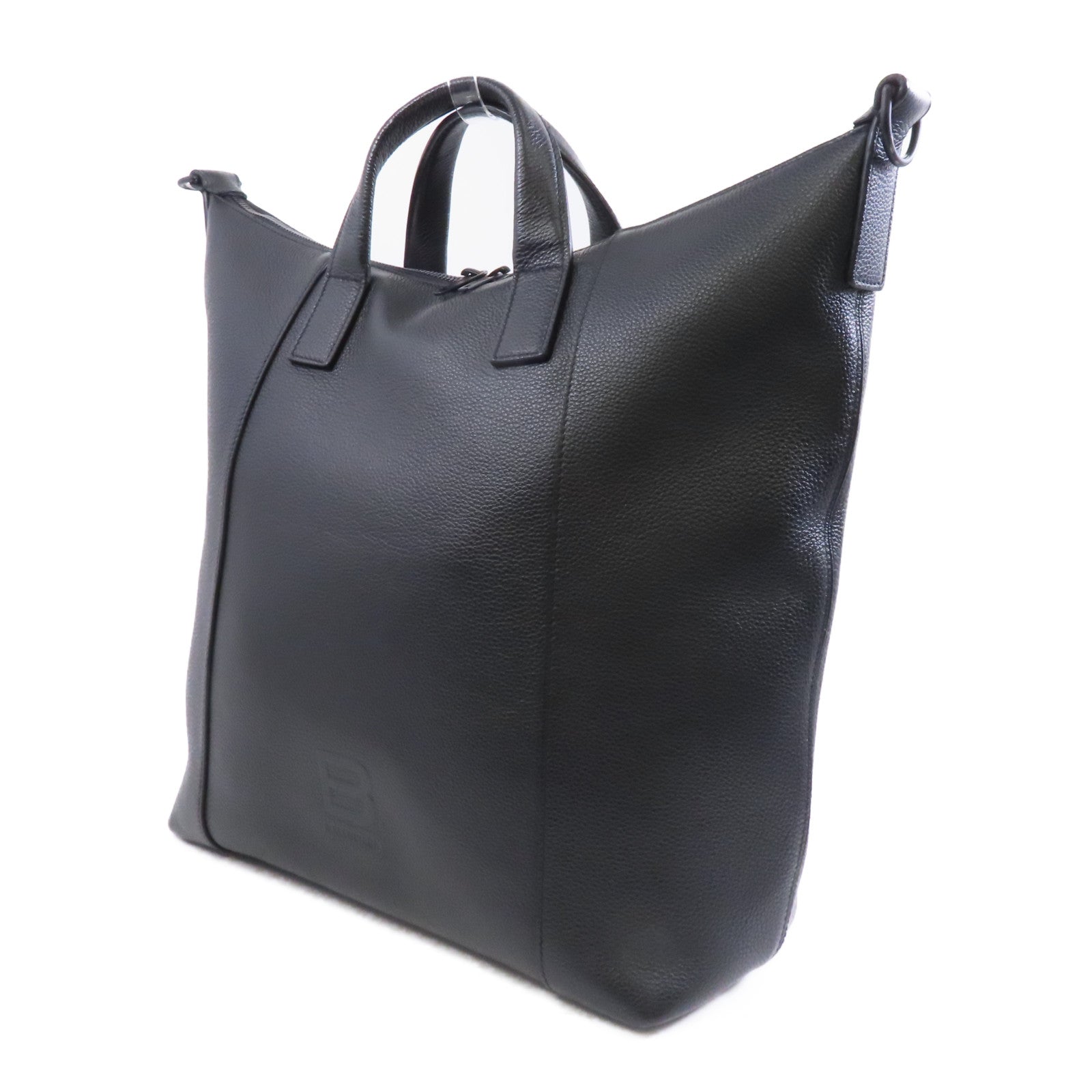 BALENCIAGA 牛皮皮革2 Way Shoulder手挽肩背兩用袋黑色