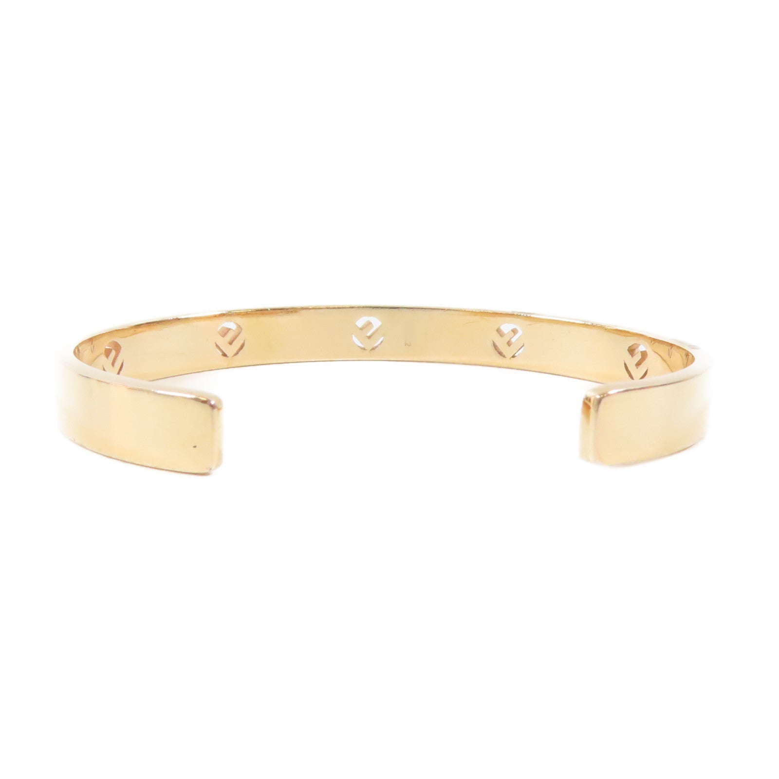 FENDI 金屬Bangle手鐲金色#15.5cm