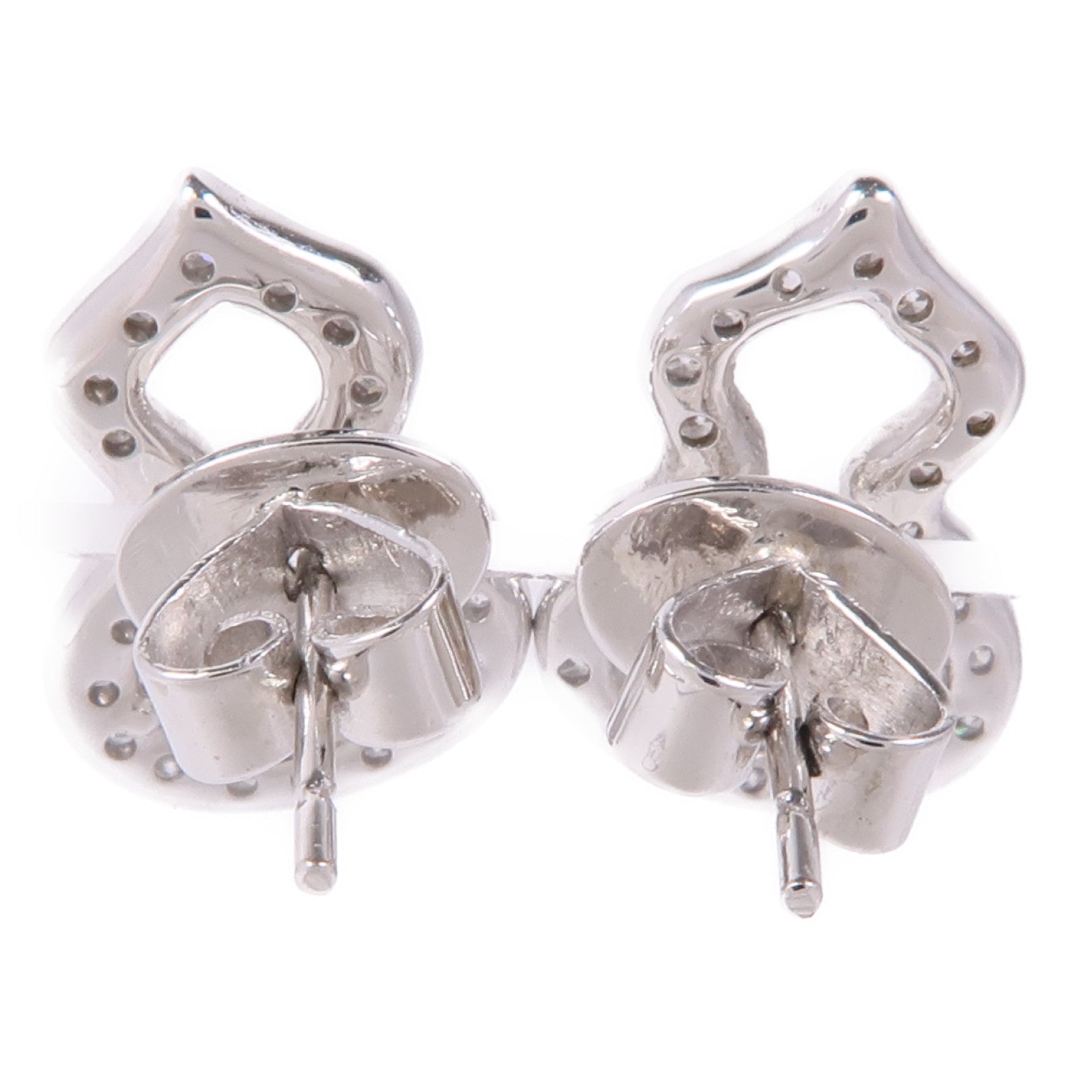 JEWELRY 18K白金Diamond Earrings鑽石耳環