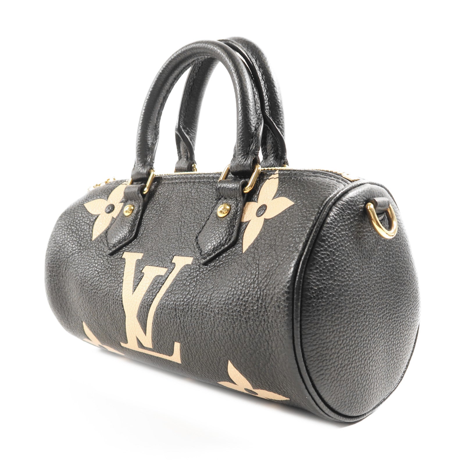 LOUIS VUITTON 【激減優惠】Monogram Empreinte Papillon BB金扣手挽肩背兩用袋