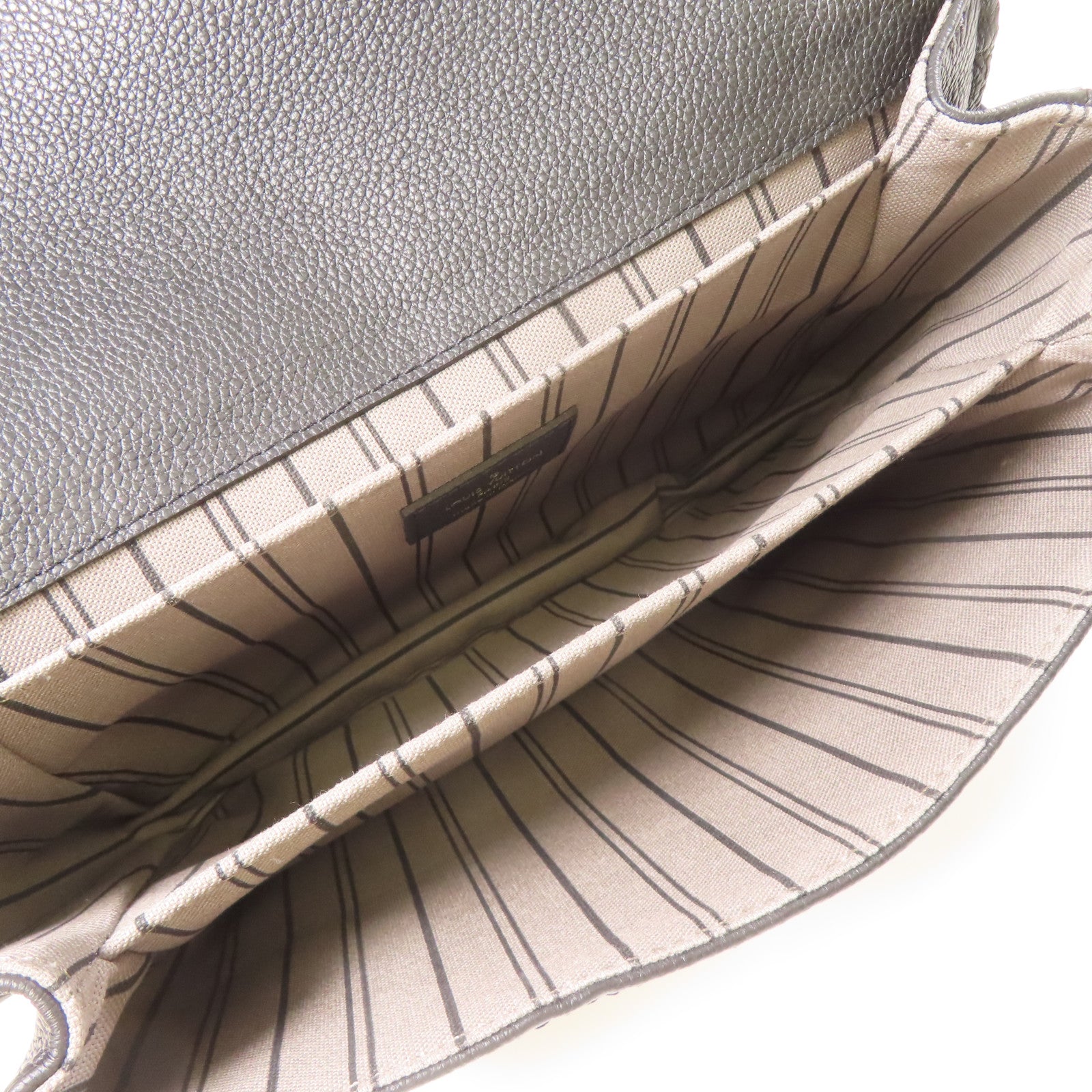 LOUIS VUITTON Monogram Empreirte Pochette Metis金扣手挽肩背兩用袋黑色