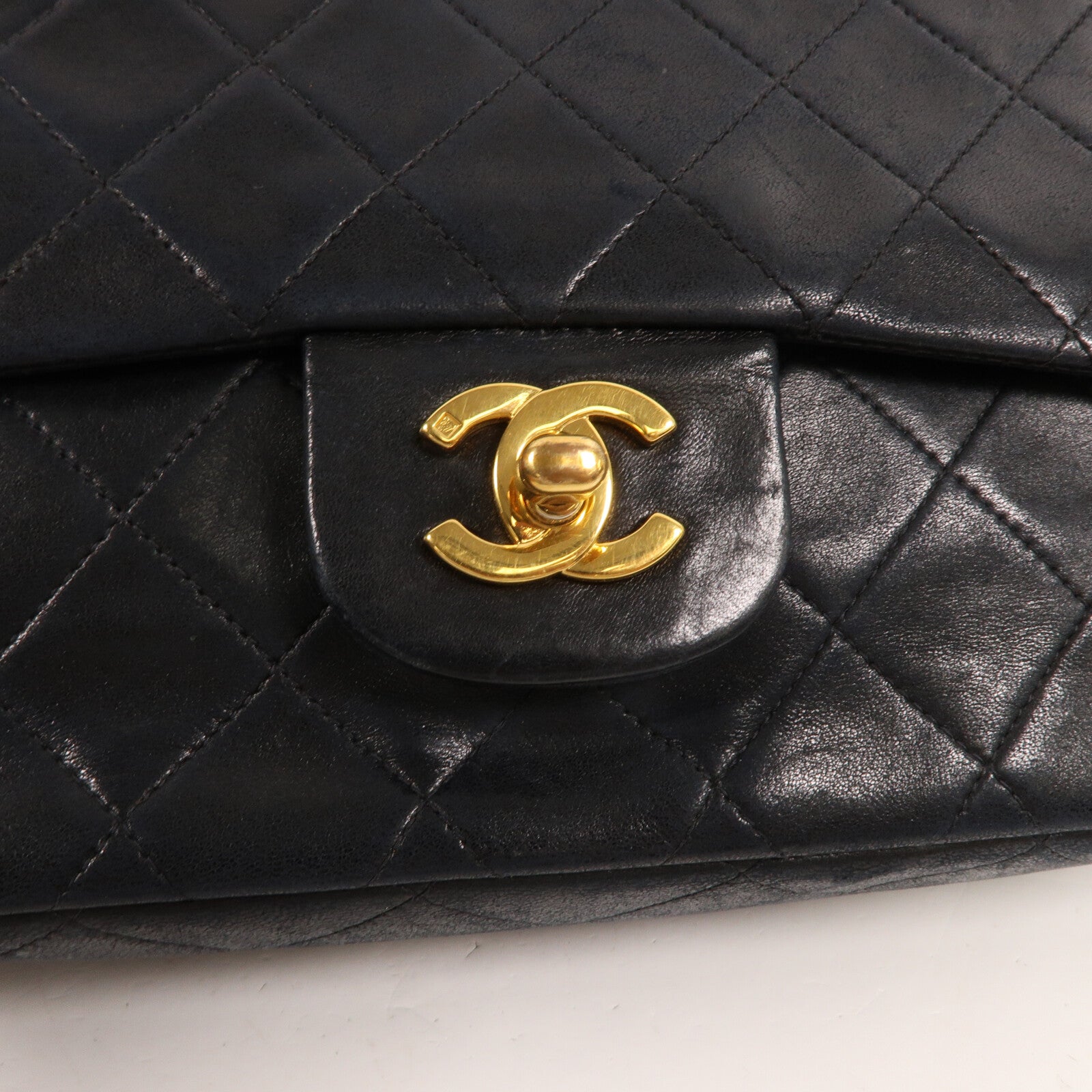 CHANEL 牛皮皮革Vintage Shoulder Bag鏈帶肩背袋