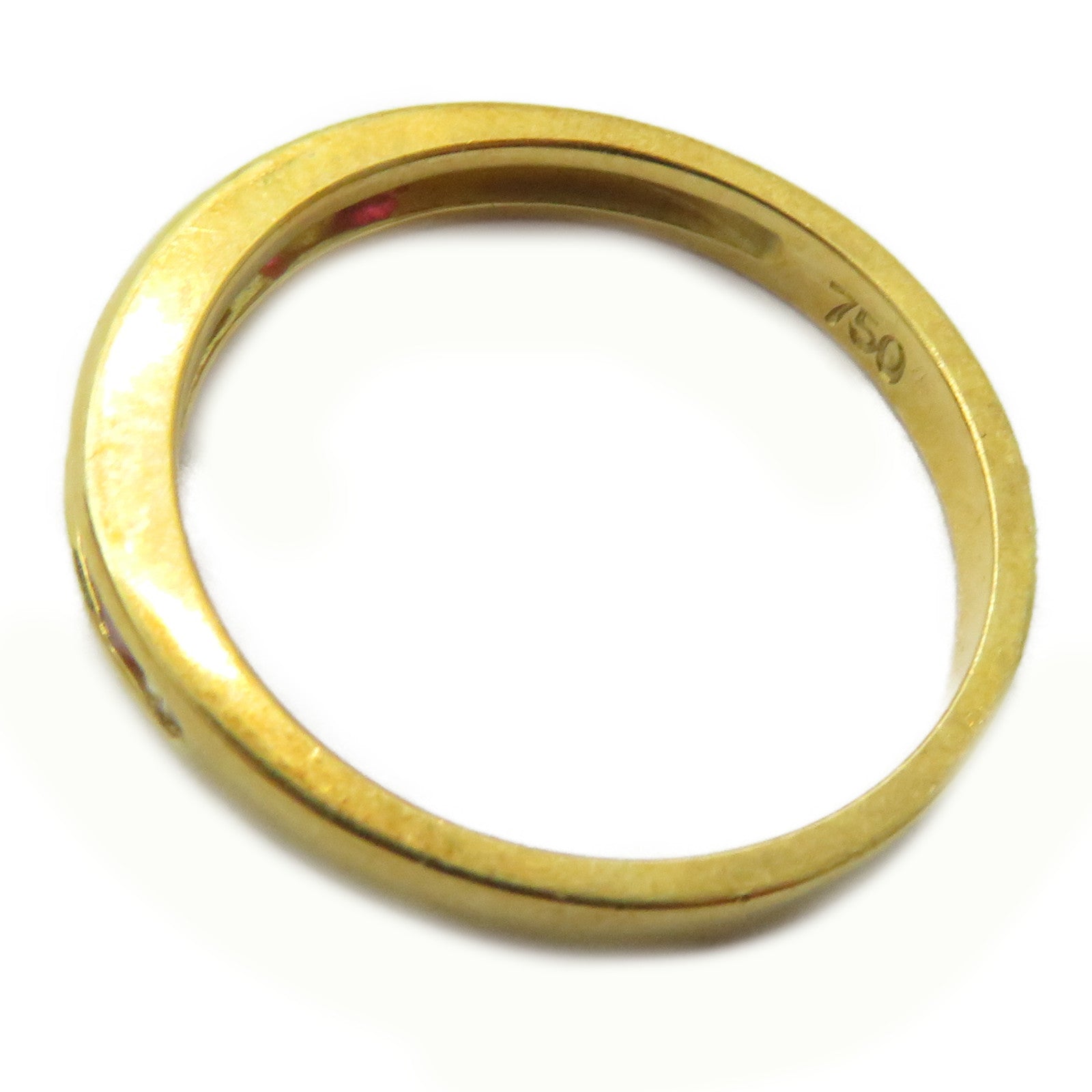 JEWELRY 18K黃金Ruby Ring紅寶石戒指US#6.5