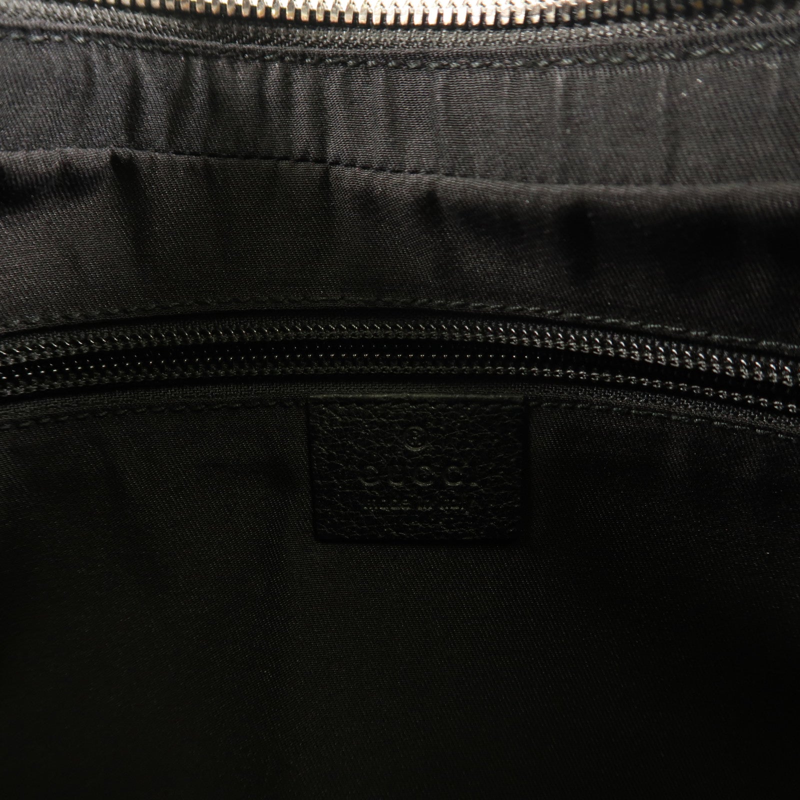 GUCCI 帆布Shoulder Bag銀扣肩背袋