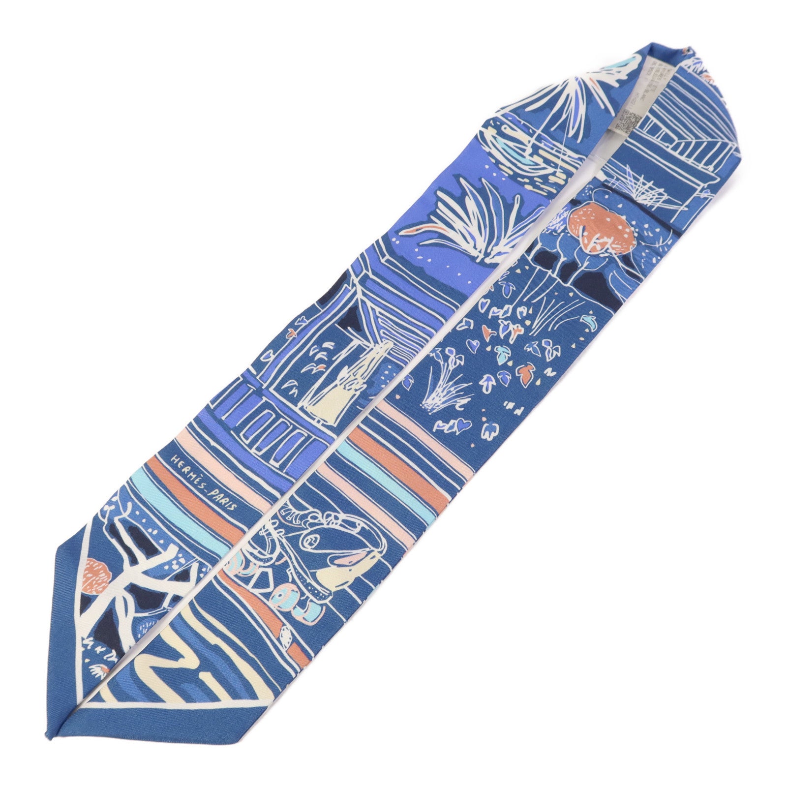 HERMES 絲質Twilly絲巾