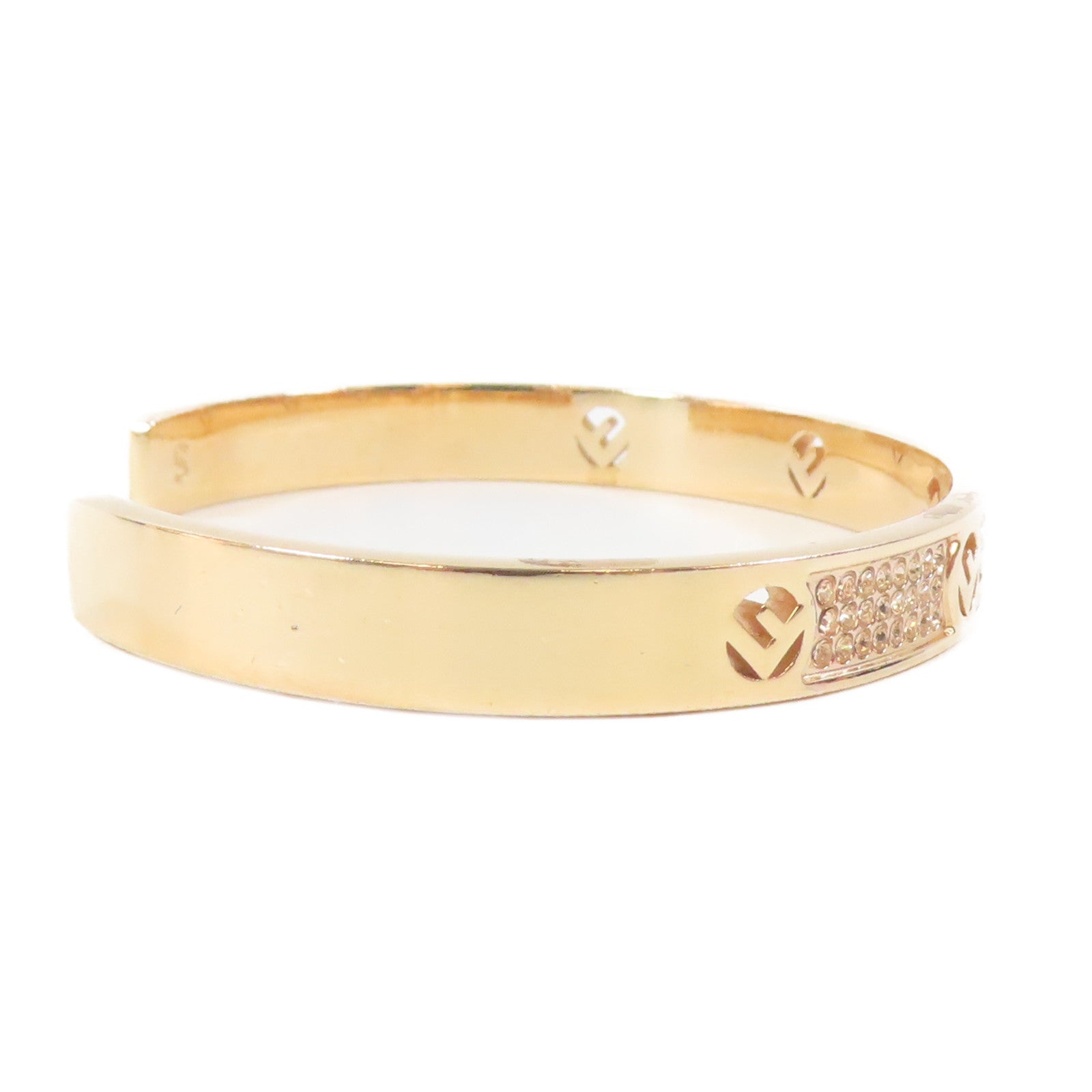 FENDI 金屬Bangle手鐲金色#15.5cm
