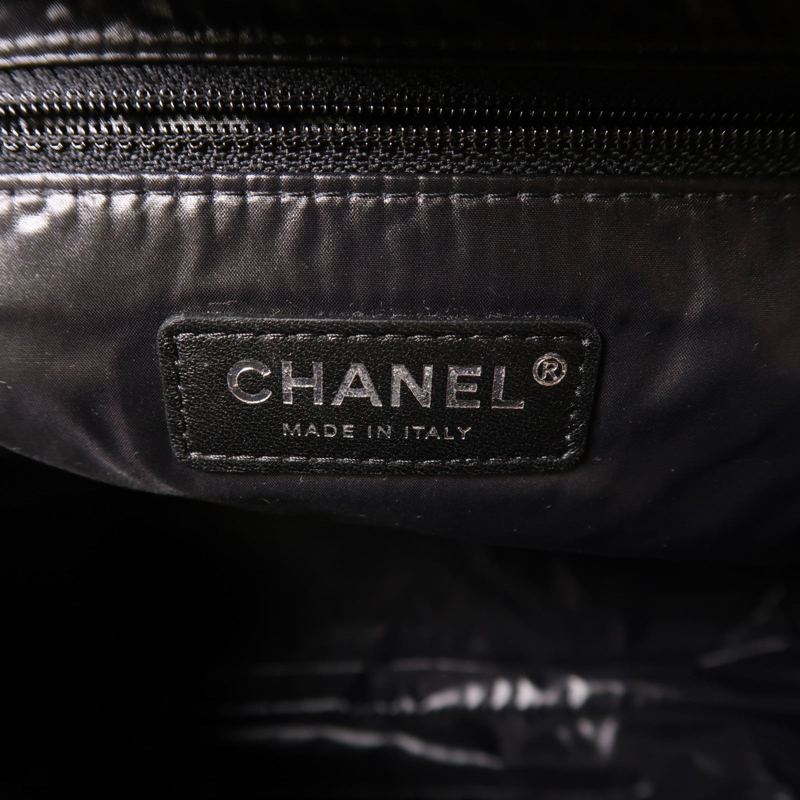 CHANEL 尼龍Backpack銀扣背包