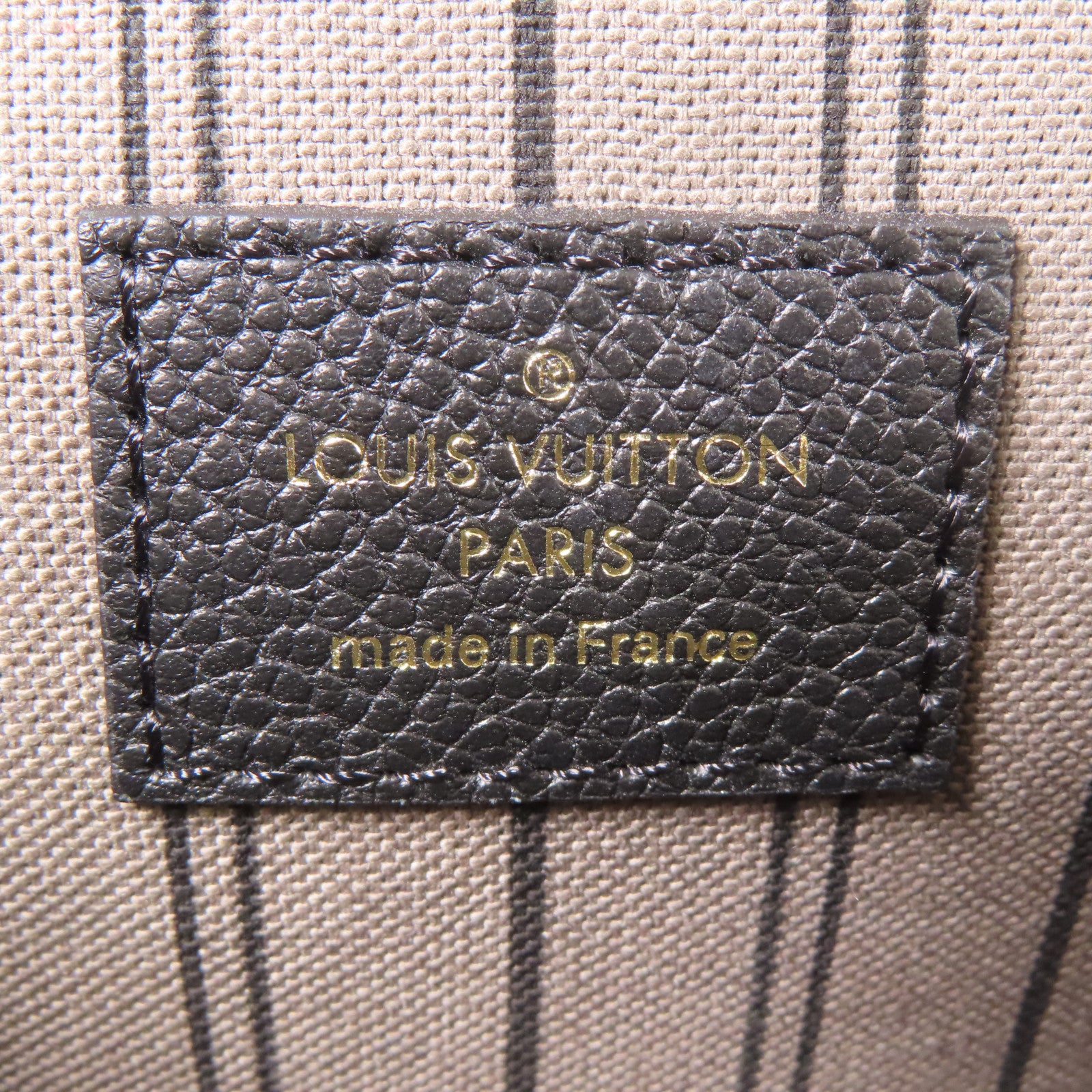 LOUIS VUITTON Monogram Empreirte Pochette Metis金扣手挽肩背兩用袋黑色