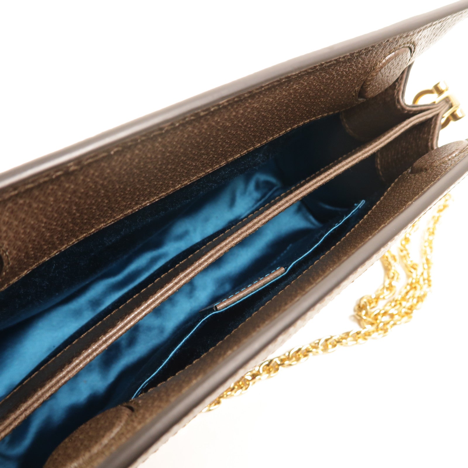 GUCCI 塗層帆布Ophidia GG Small鏈帶肩背袋