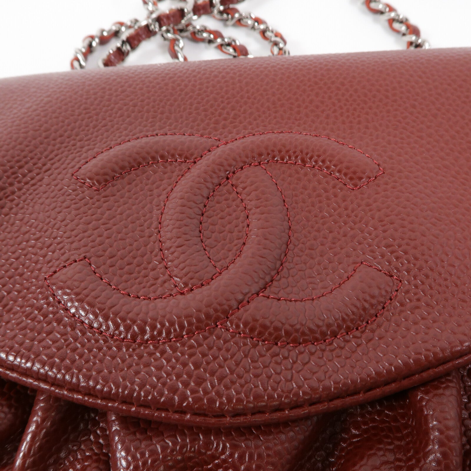 CHANEL 牛皮皮革Shoulder Bag鏈帶肩背袋