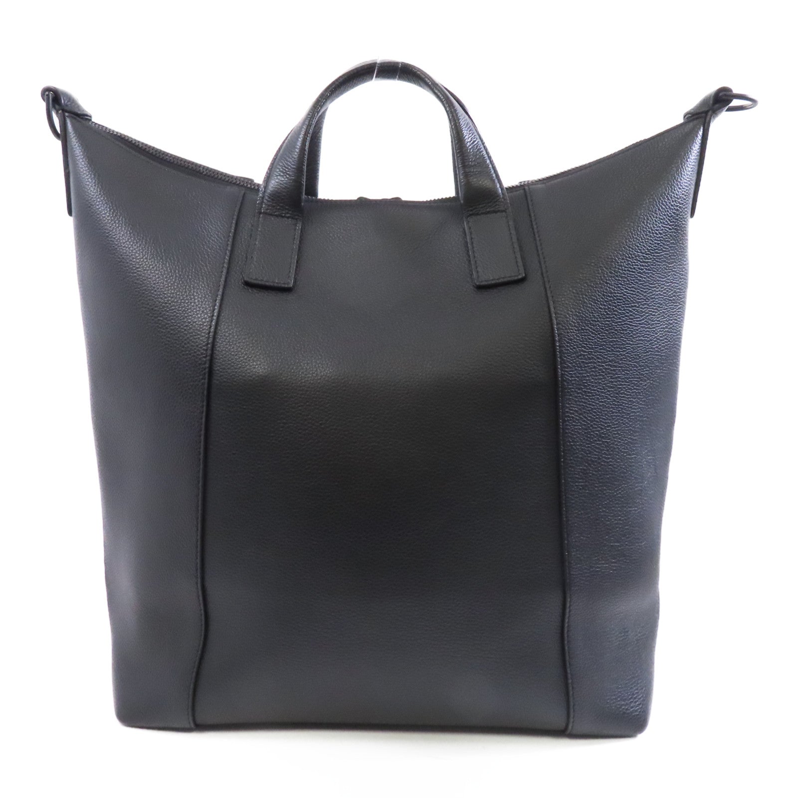 BALENCIAGA 牛皮皮革2 Way Shoulder手挽肩背兩用袋黑色