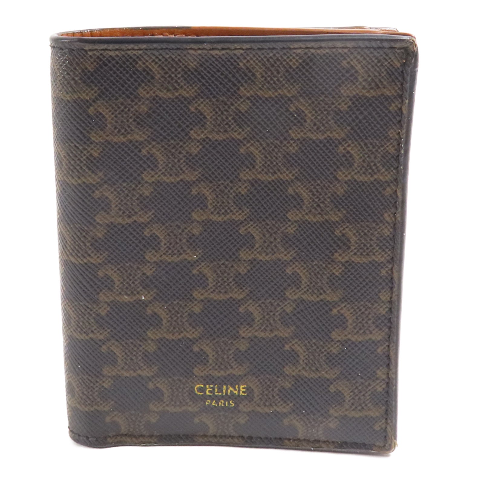 CELINE 塗層帆布Wallet金扣錢包