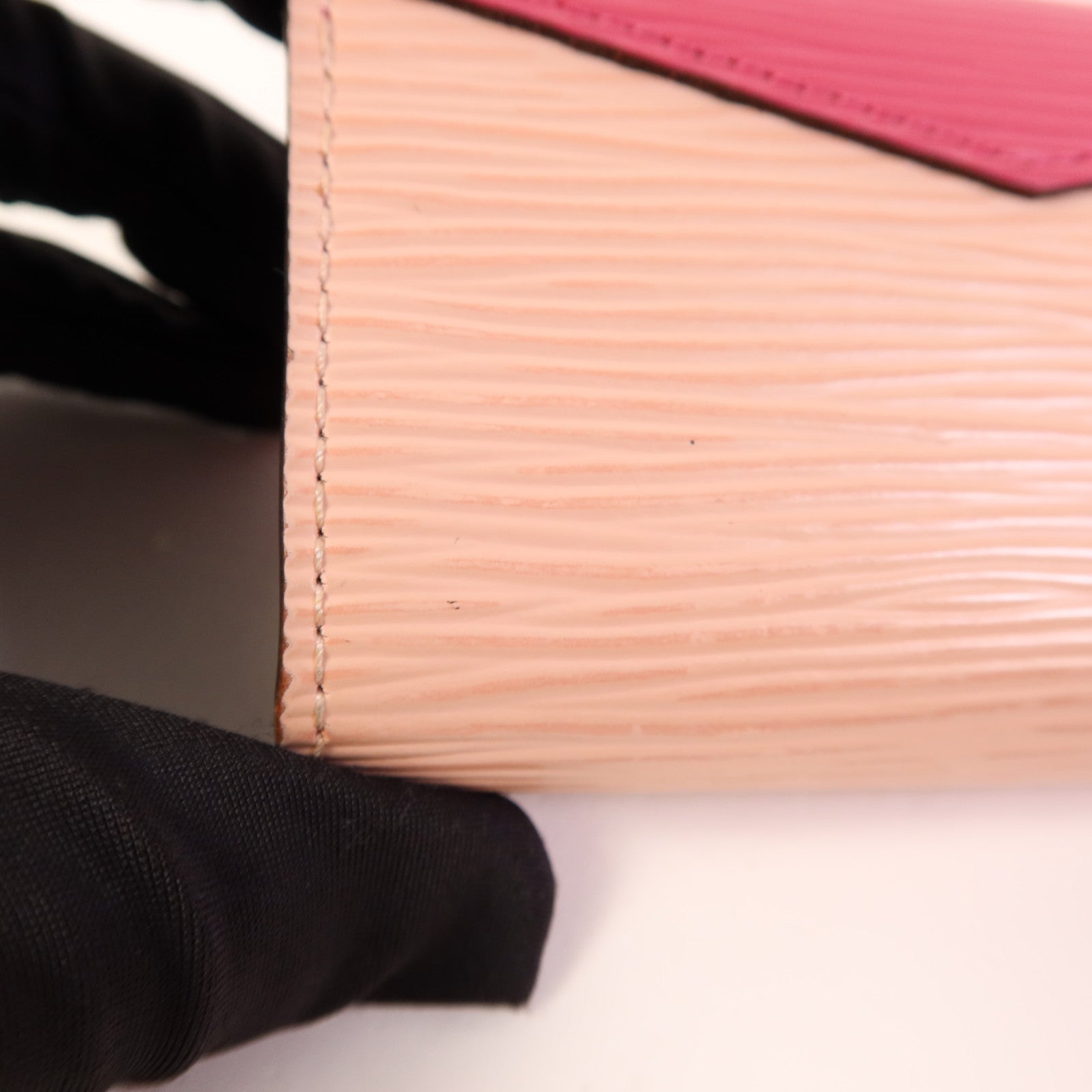 LOUIS VUITTON Epi Card Case銀扣卡片套