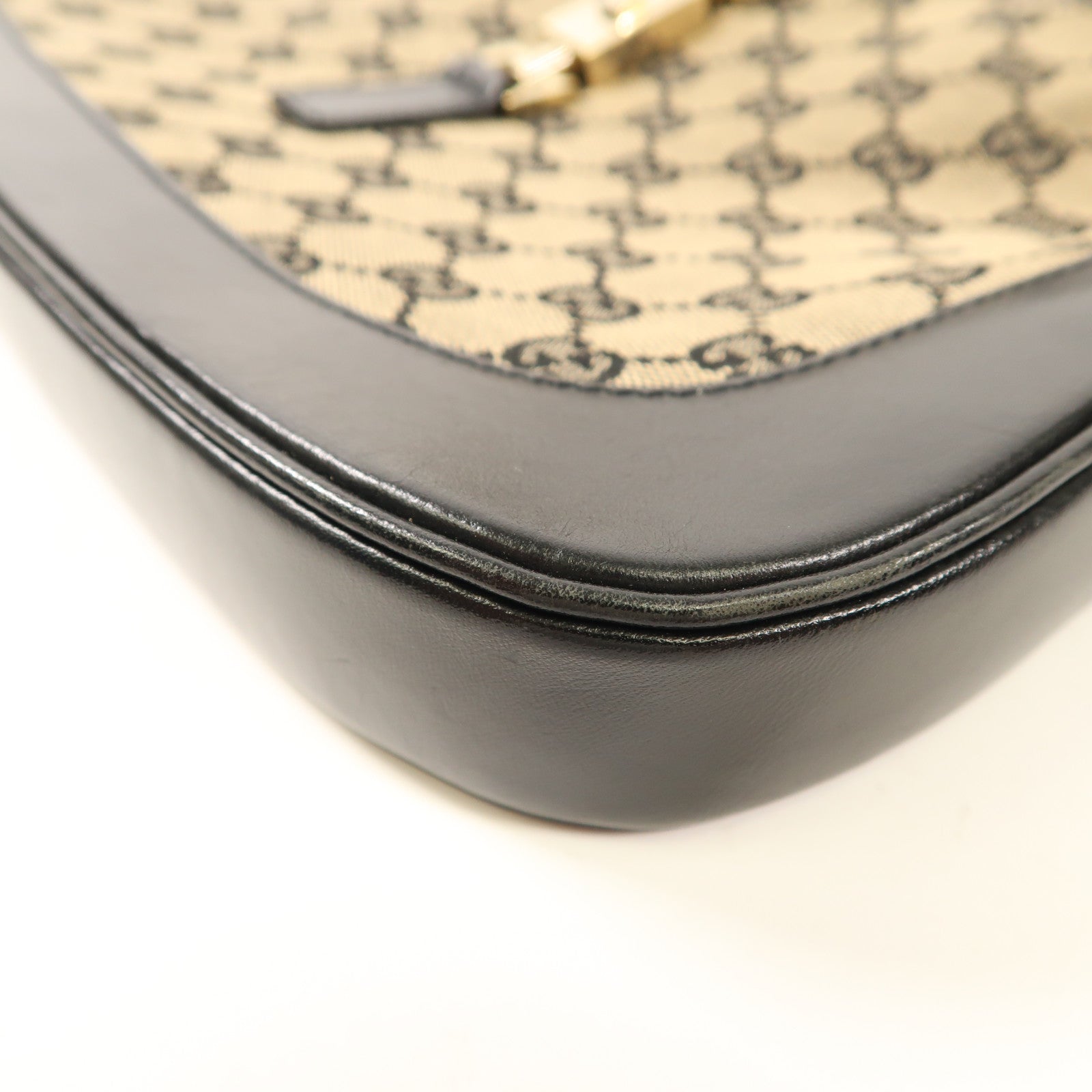 GUCCI 帆布Shoulder Bag金扣肩背袋