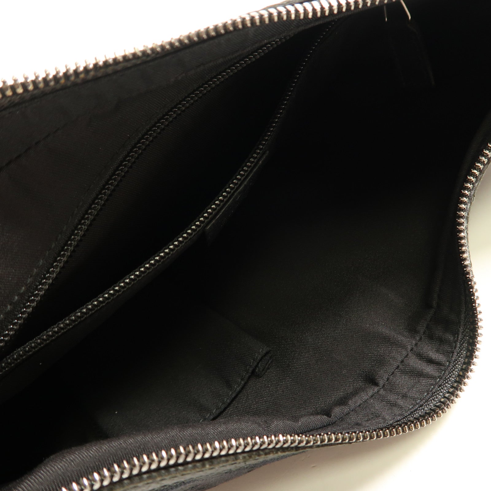GUCCI 帆布Shoulder Bag銀扣肩背袋