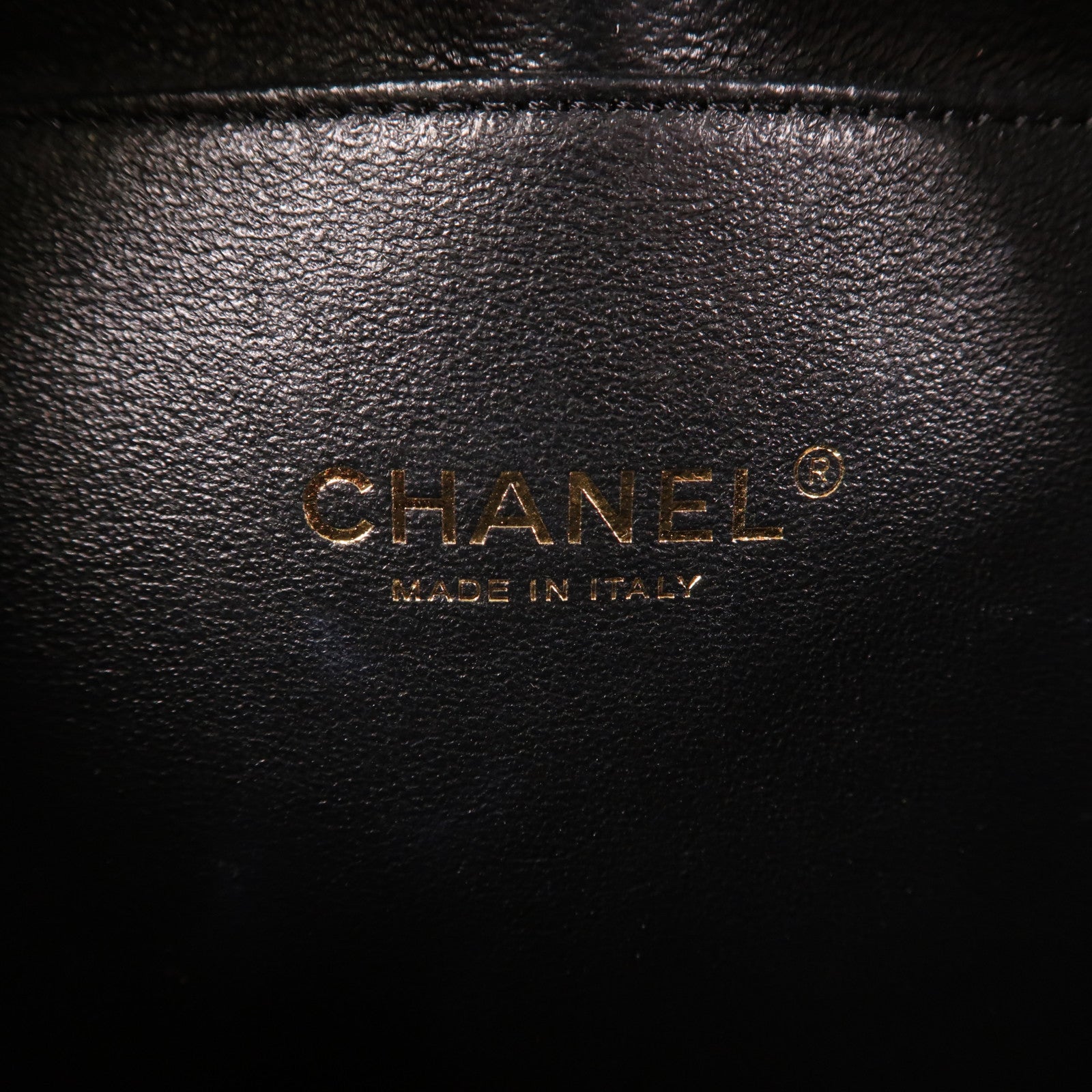 CHANEL 菱格Caviar皮革Vanity Case金扣手挽肩背兩用袋黑色