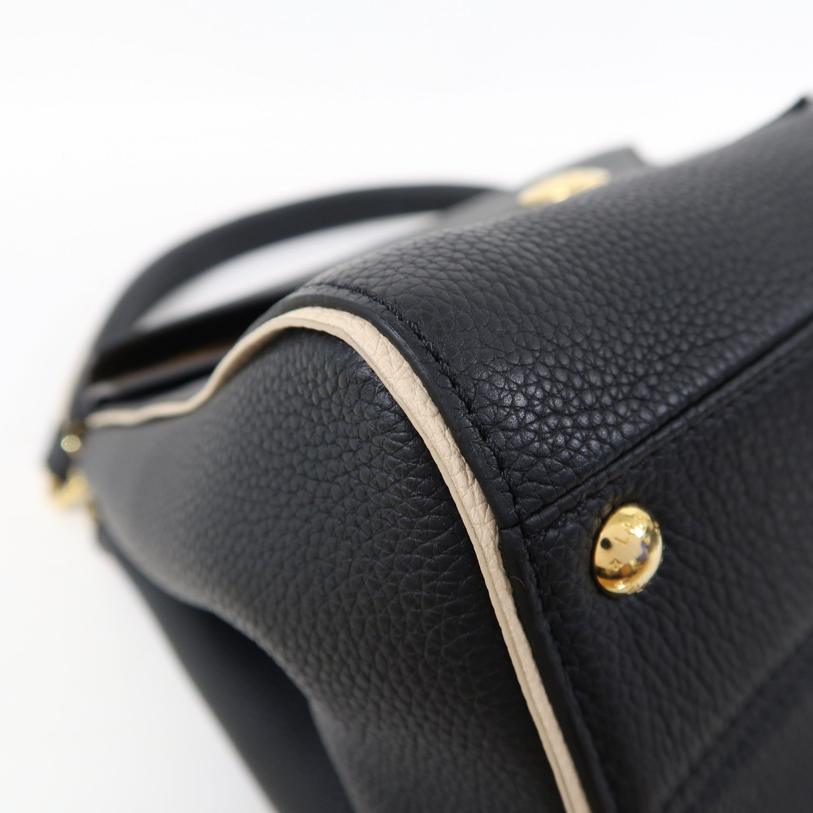 LOUIS VUITTON 【激減優惠】Monogram Double V金扣手挽肩背兩用袋黑色/啡色
