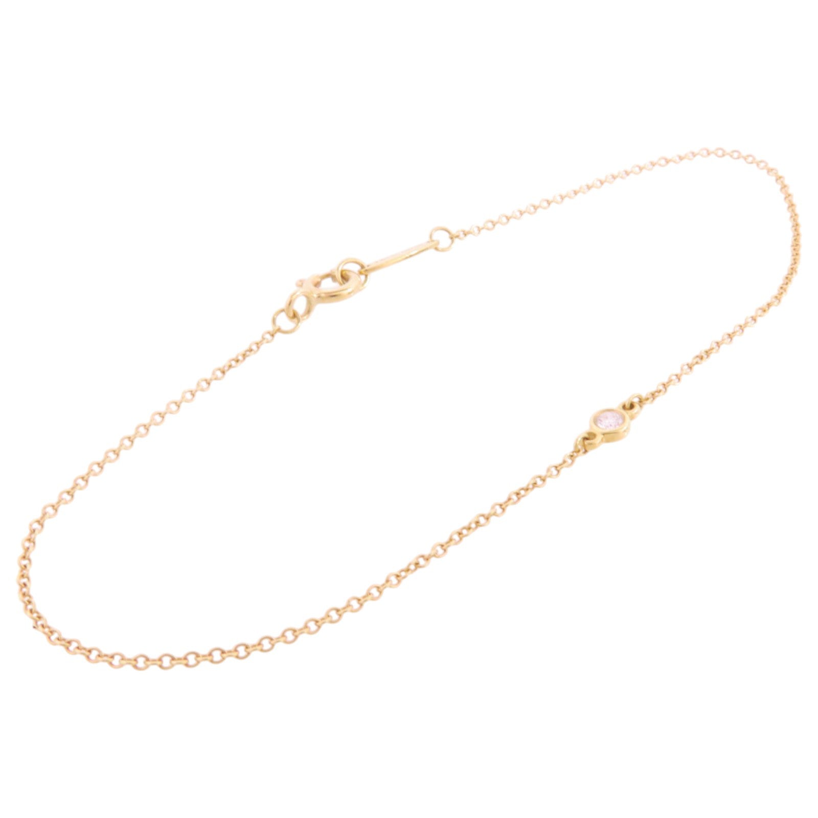 TIFFANY＆CO 【激減優惠】18K黃金/鑽石Diamond Bracelet手鏈