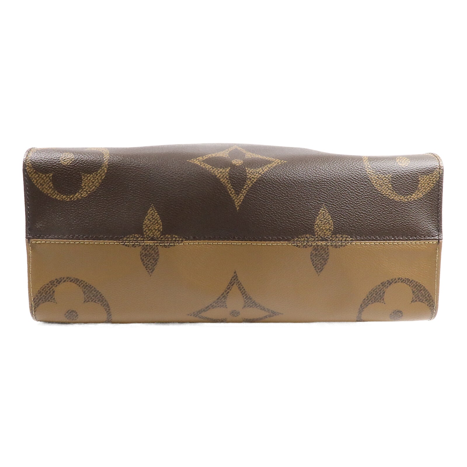 LOUIS VUITTON Monogram Giant On The Go MM金扣手挽肩背兩用袋