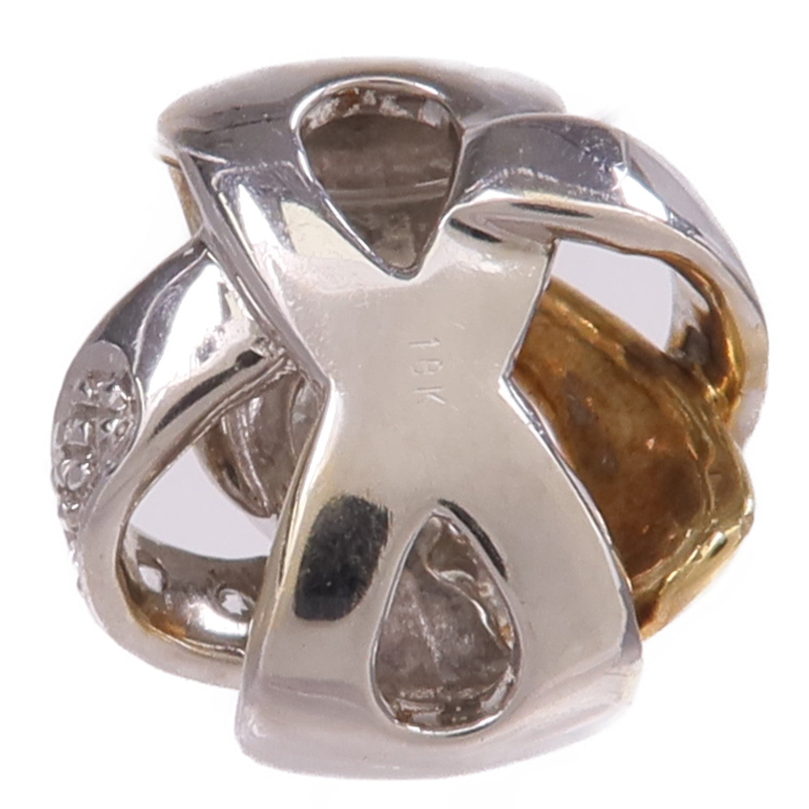 JEWELRY 18K黃金/白金Diamond Pendant Top鑽石吊墜