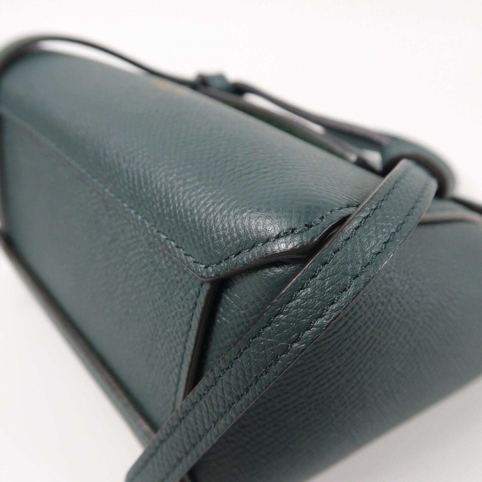 CELINE 牛皮皮革Pico Belt Bag金扣手挽肩背兩用袋