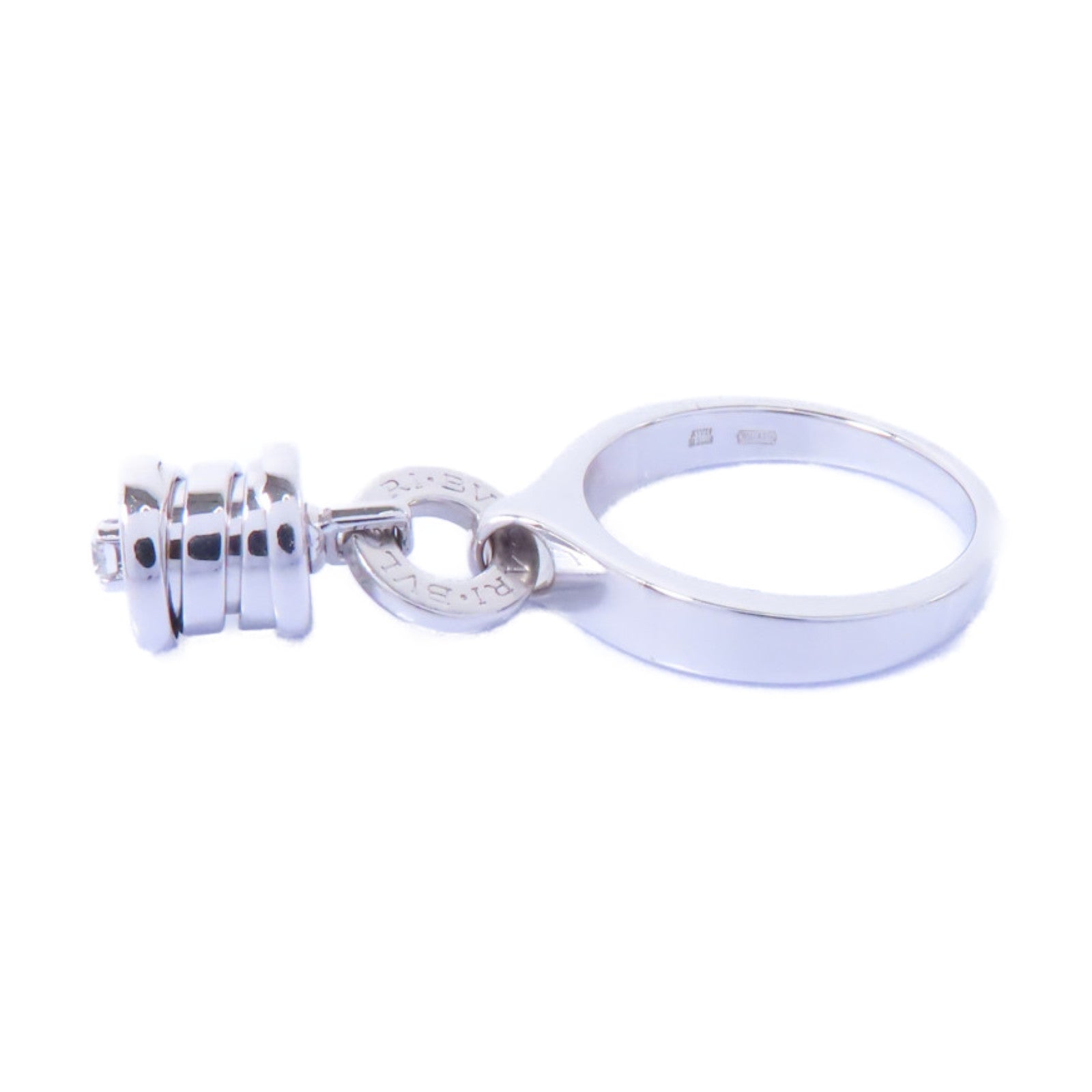 BVLGARI 【激減優惠】18K白金Element Diamond Ring戒指US#6