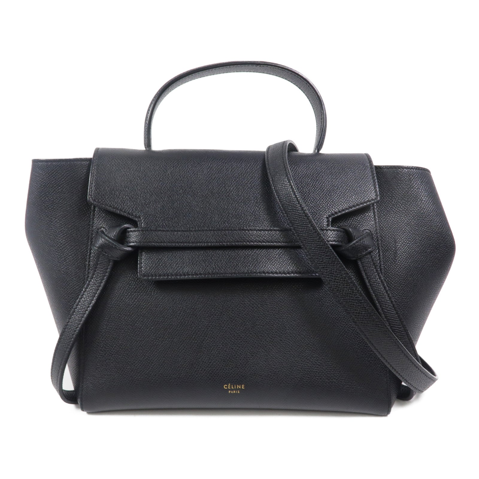 CELINE 牛皮皮革Micro Belt Bag手挽肩背兩用袋