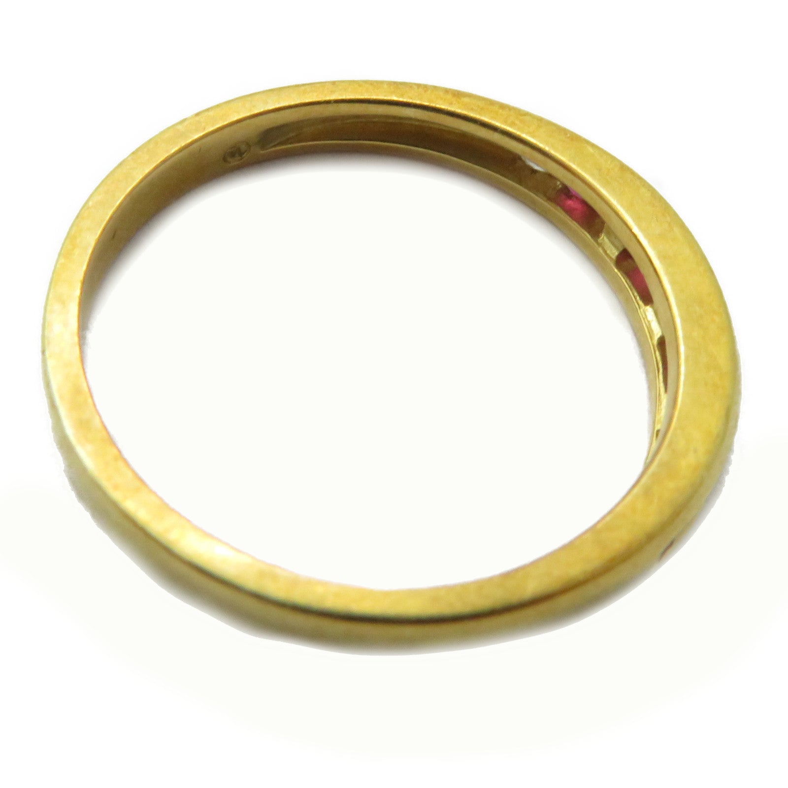 JEWELRY 18K黃金Ruby Ring紅寶石戒指US#6.5