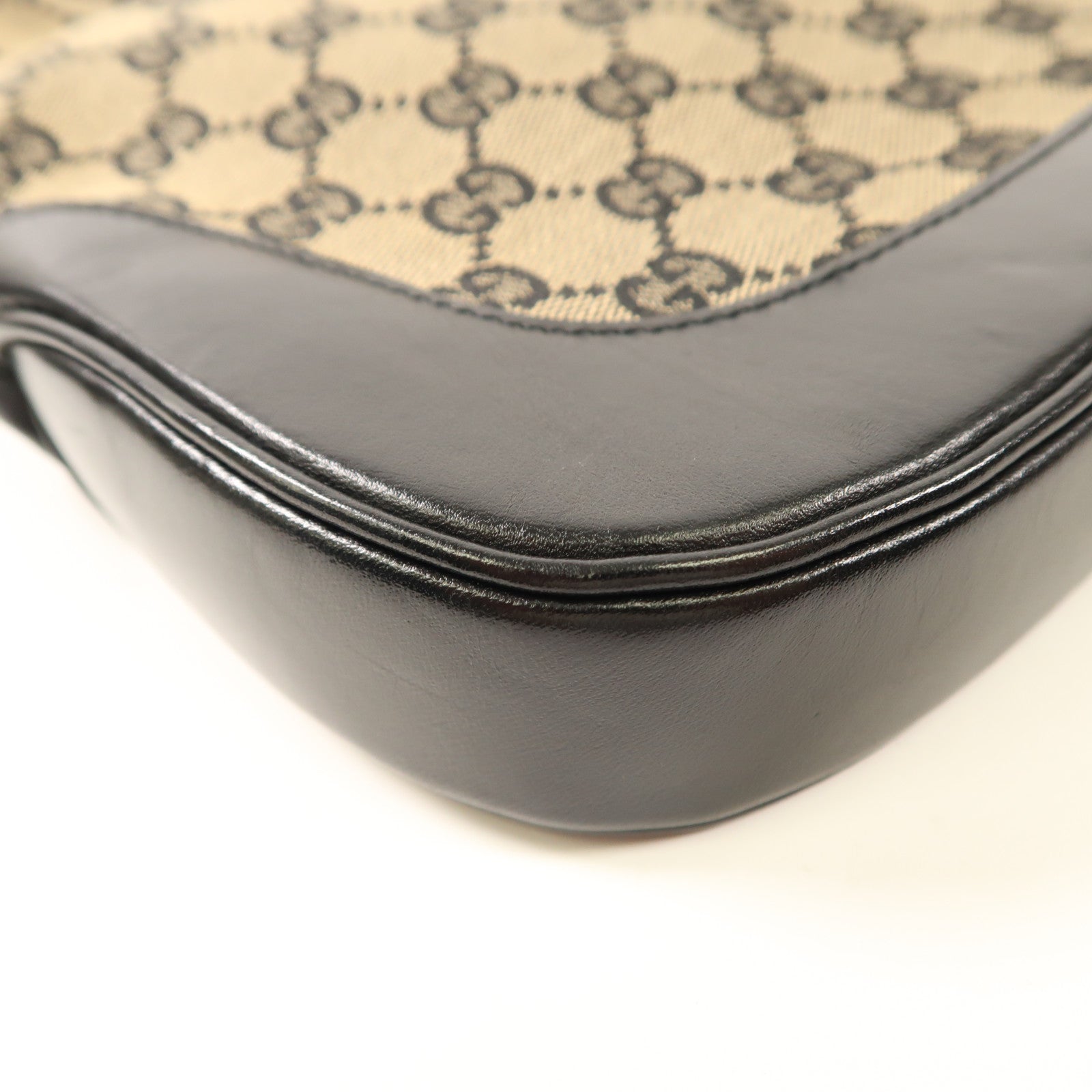 GUCCI 帆布Shoulder Bag金扣肩背袋