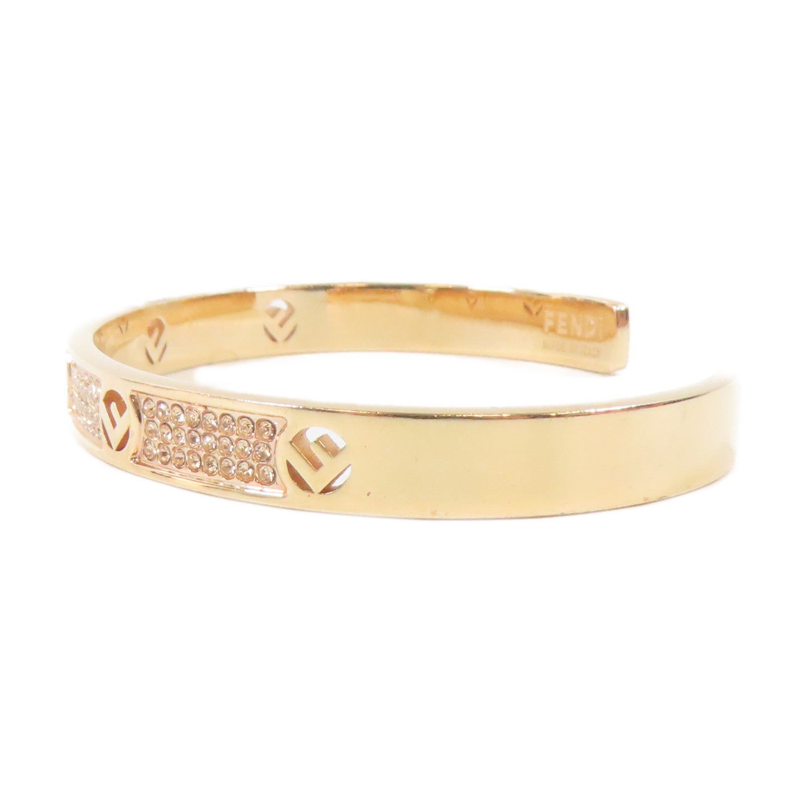 FENDI 金屬Bangle手鐲金色#15.5cm