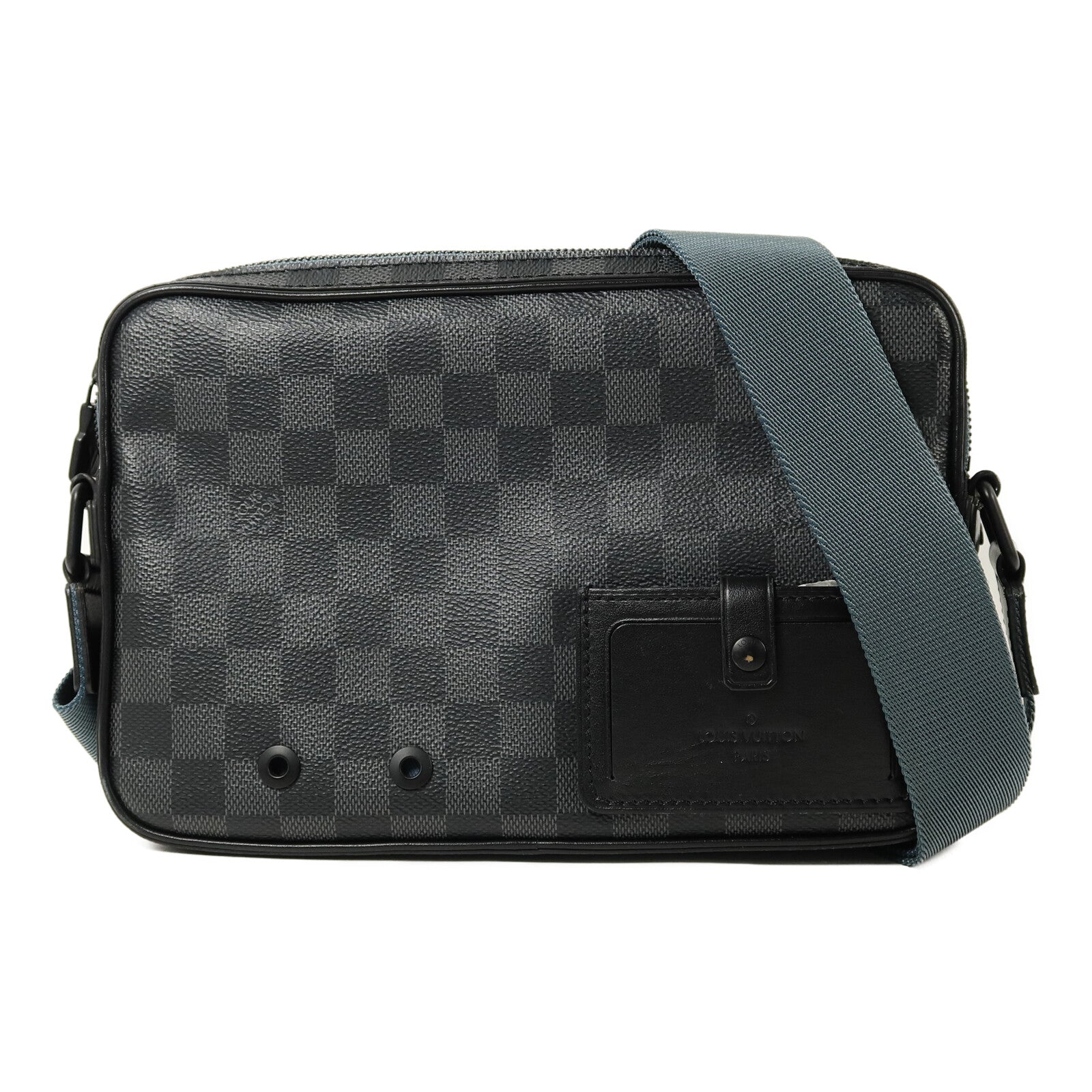 LOUIS VUITTON Damier Graphite Alpha Messenger Bag肩背袋