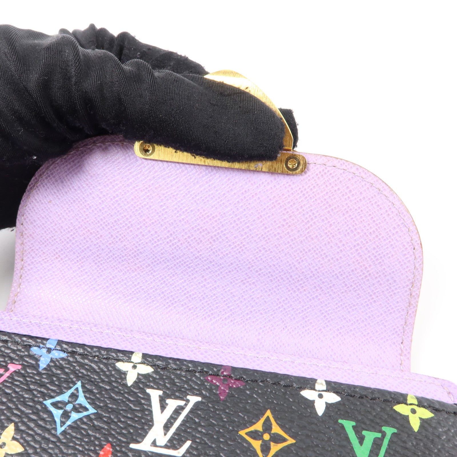 LOUIS VUITTON Monogram Multicolore Portefeuille Joy金扣錢包