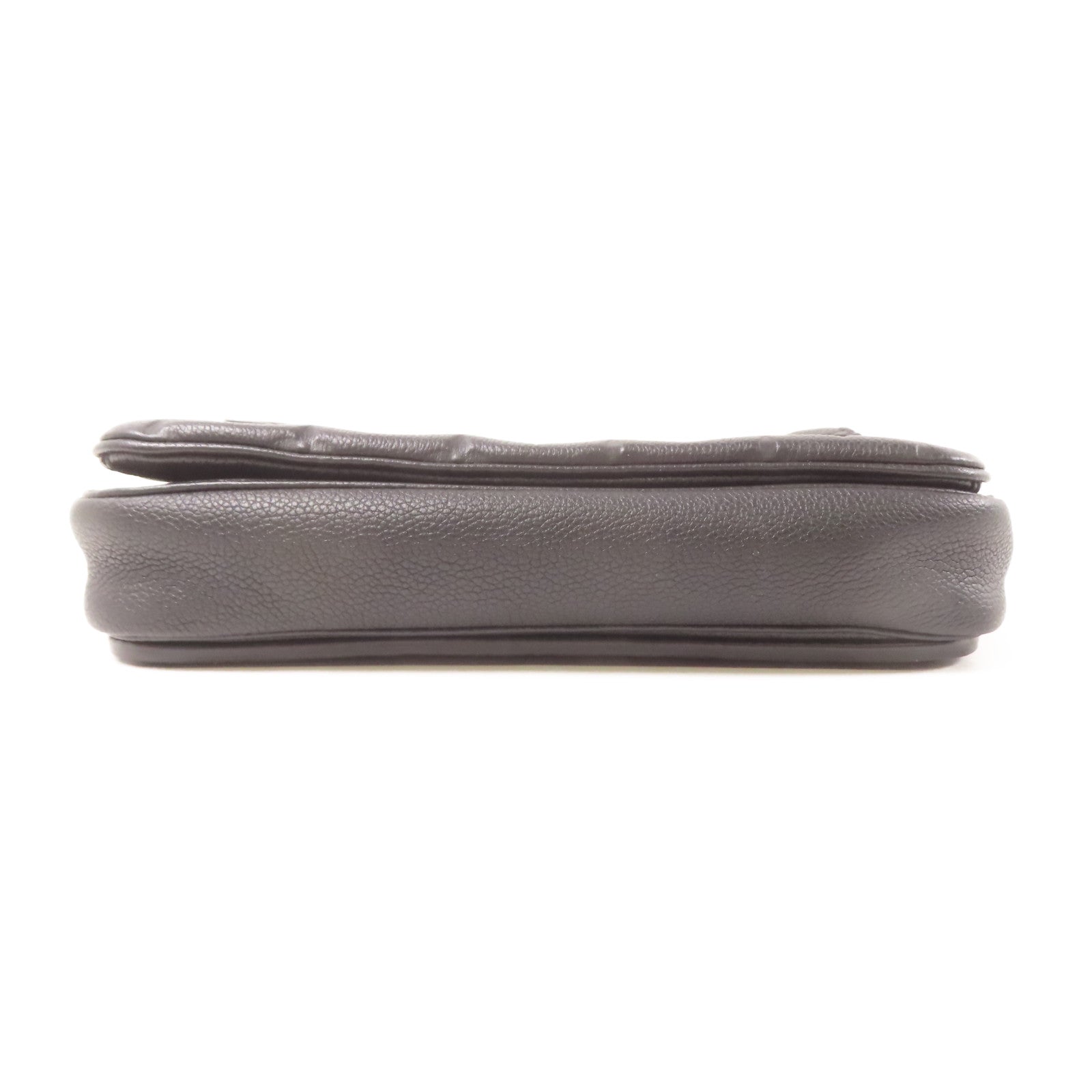 LOUIS VUITTON Monogram Empreirte Pochette Metis金扣手挽肩背兩用袋黑色