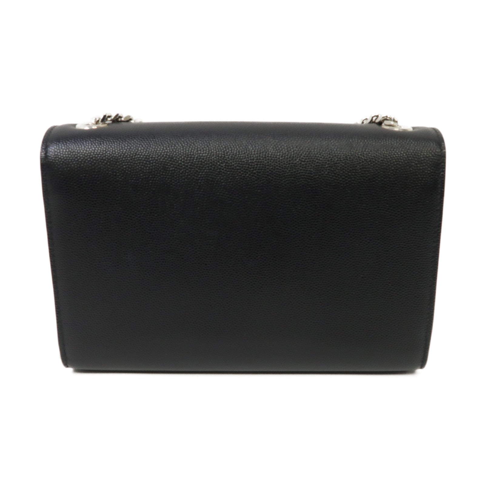YVES SAINT LAURENT 牛皮皮革Kate Chain Shoulder Bag銀扣鏈帶肩背袋