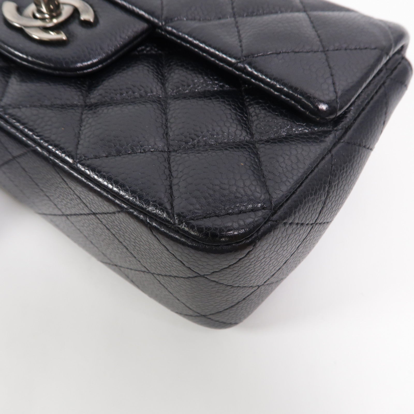 CHANEL 牛皮皮革Mini Classic 20鏈帶肩背袋