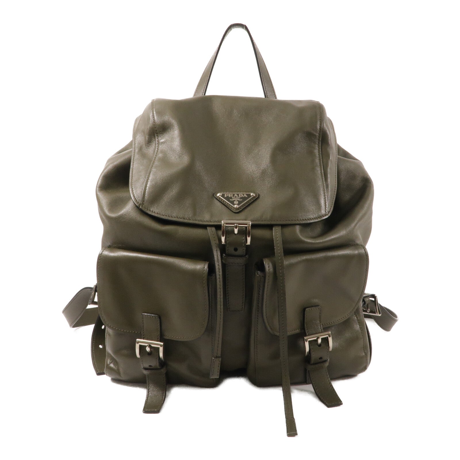 PRADA 牛皮皮革Backpack背包