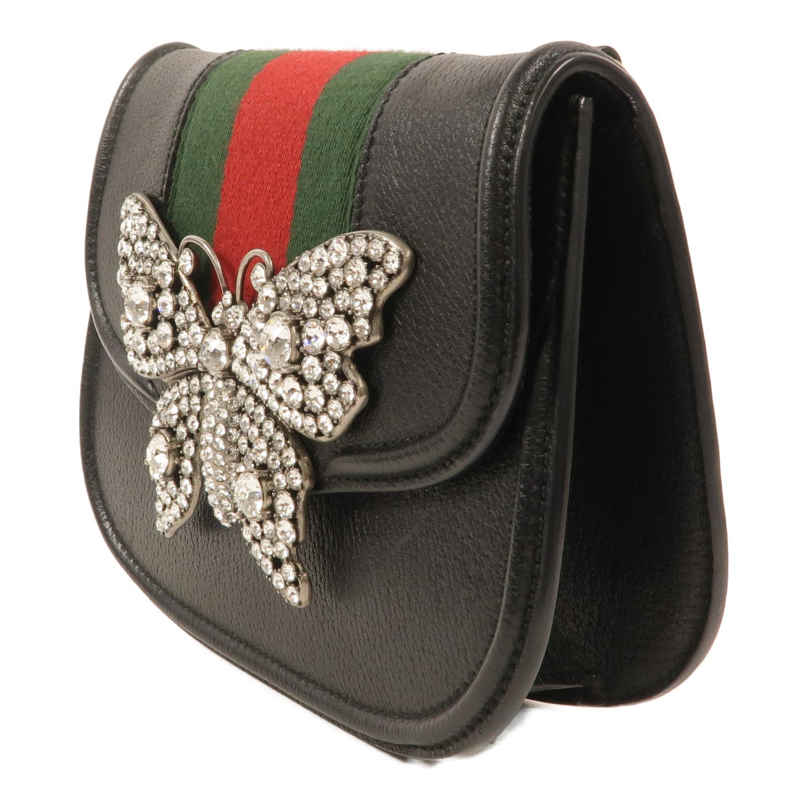 GUCCI 牛皮皮革Totem Butterfly Bag肩背袋