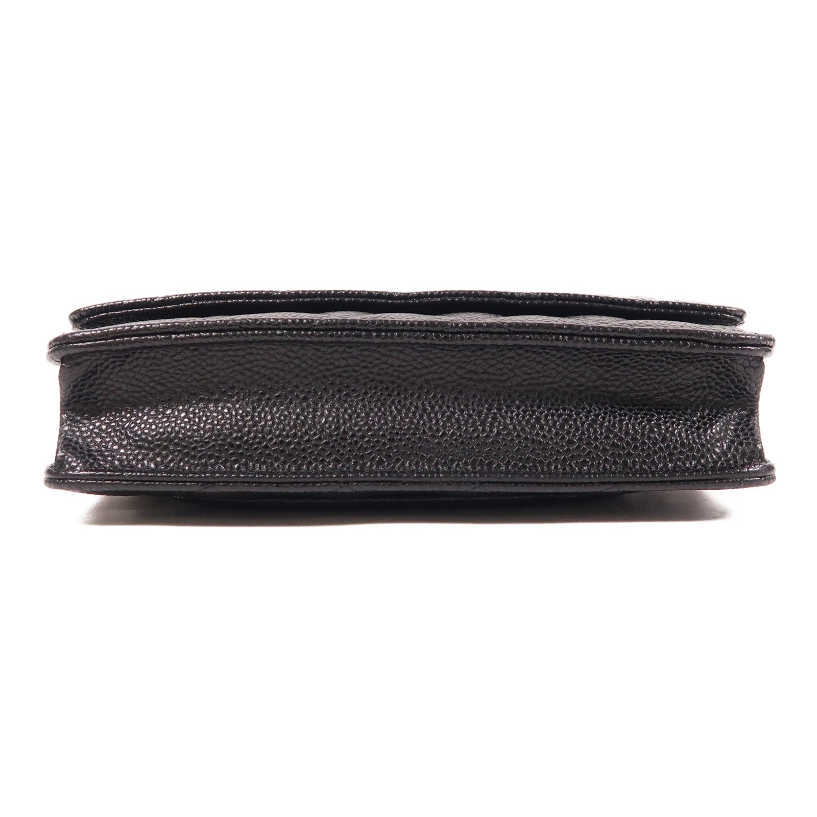 CHANEL 牛皮皮革WOC Wallet On Chain銀扣鏈帶肩背袋