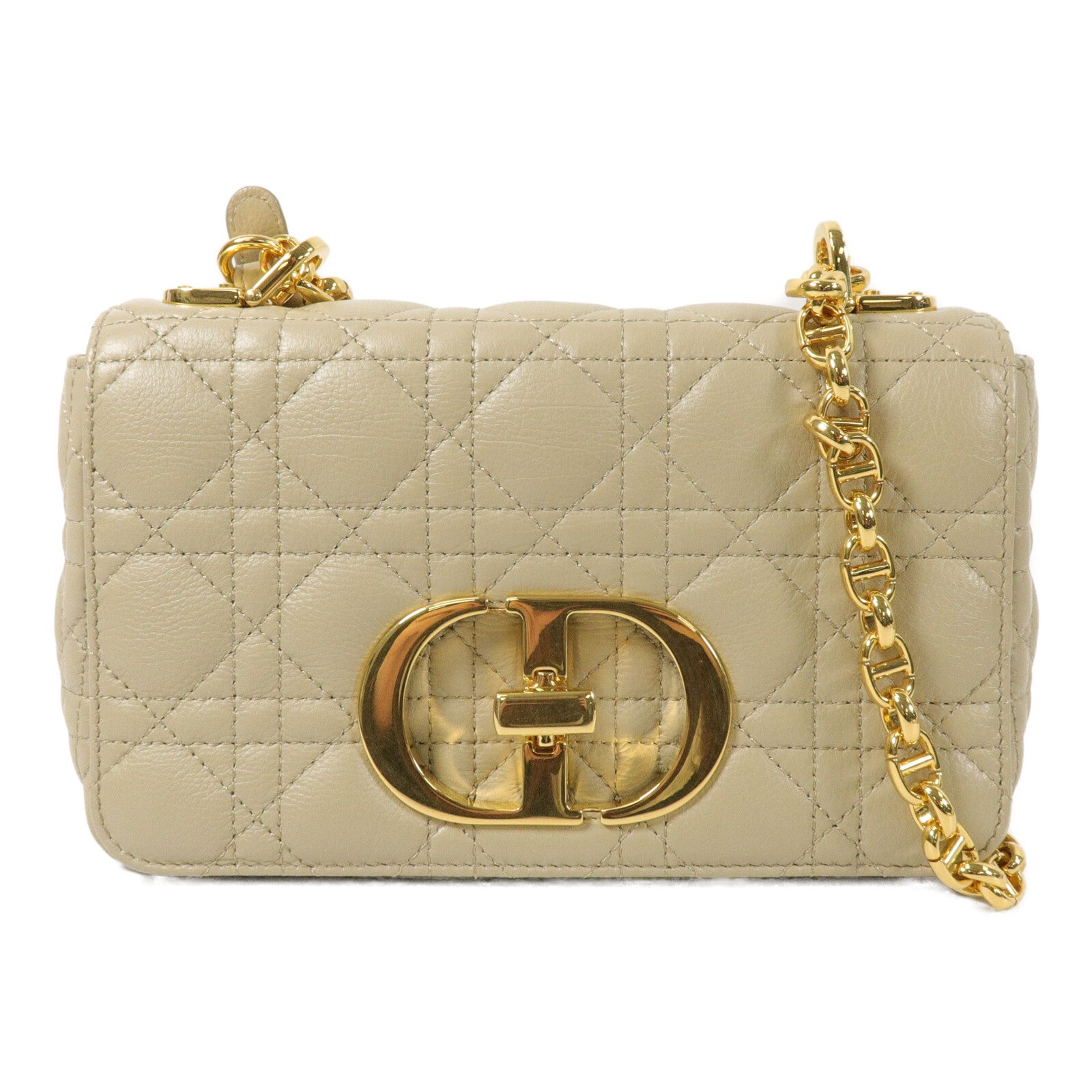 Dior 牛皮皮革Caro Small鏈帶肩背袋