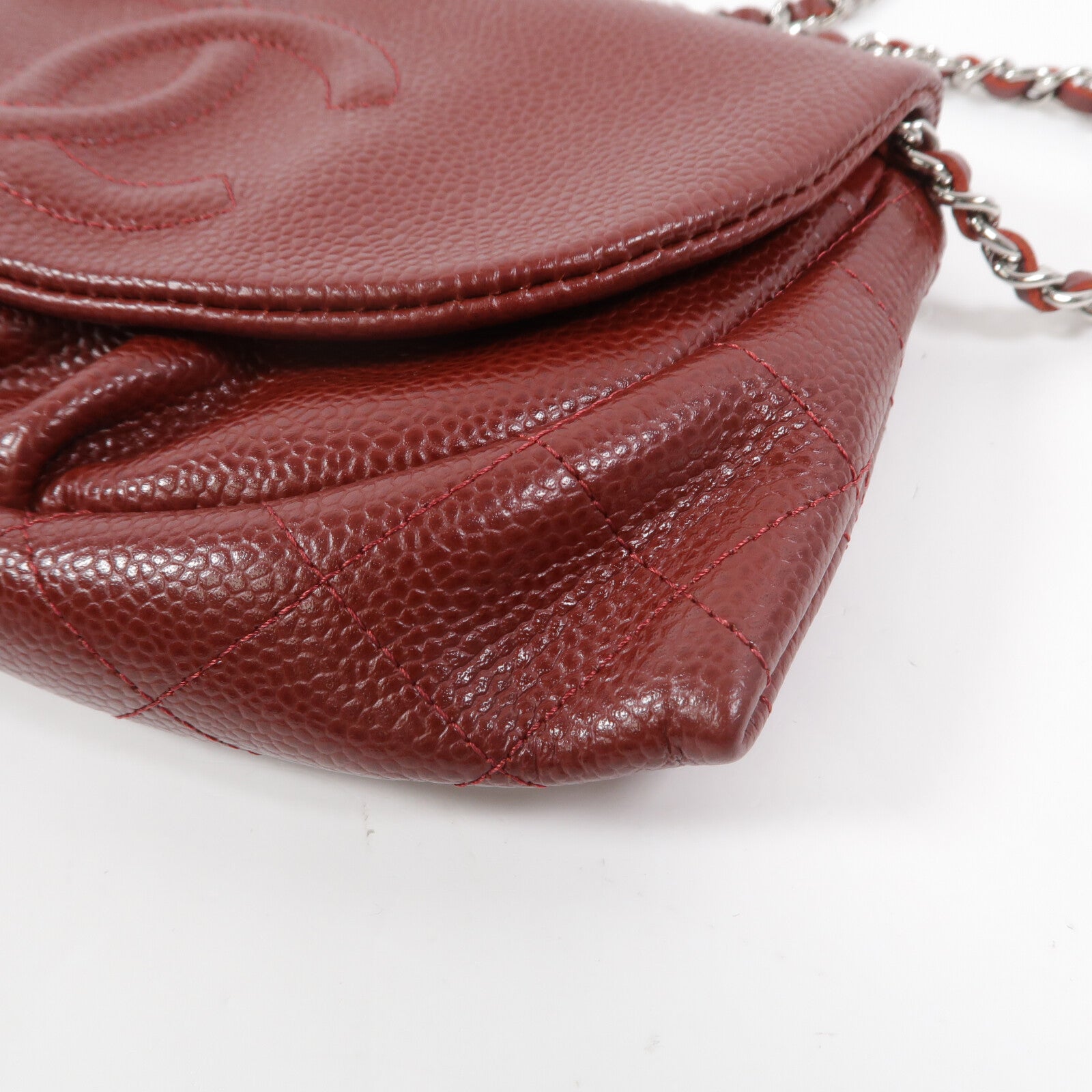 CHANEL 牛皮皮革Shoulder Bag鏈帶肩背袋