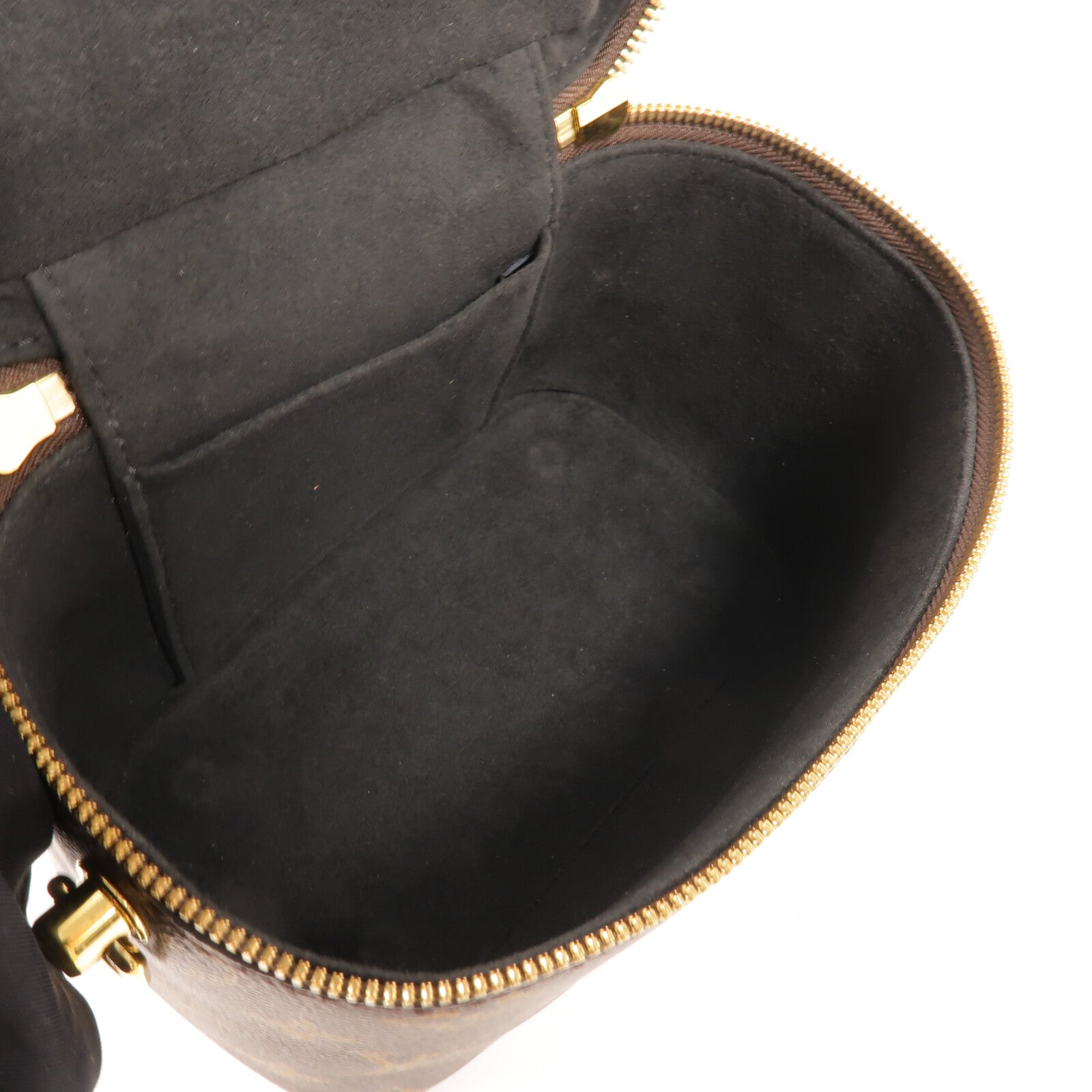 LOUIS VUITTON Monogram Reverse Vanity PM手挽肩背兩用袋棕色