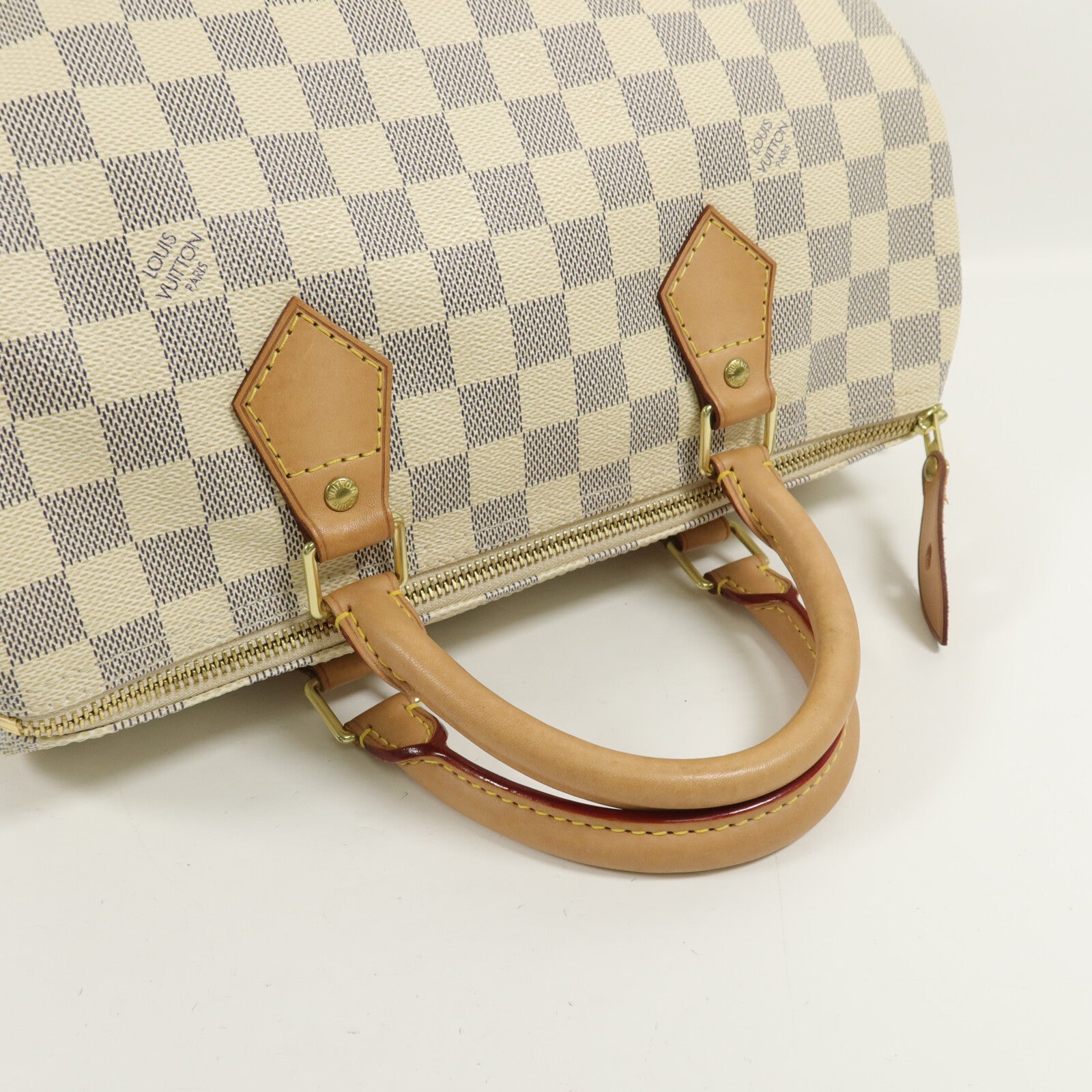 LOUIS VUITTON Damier Azur Speedy 30手挽袋