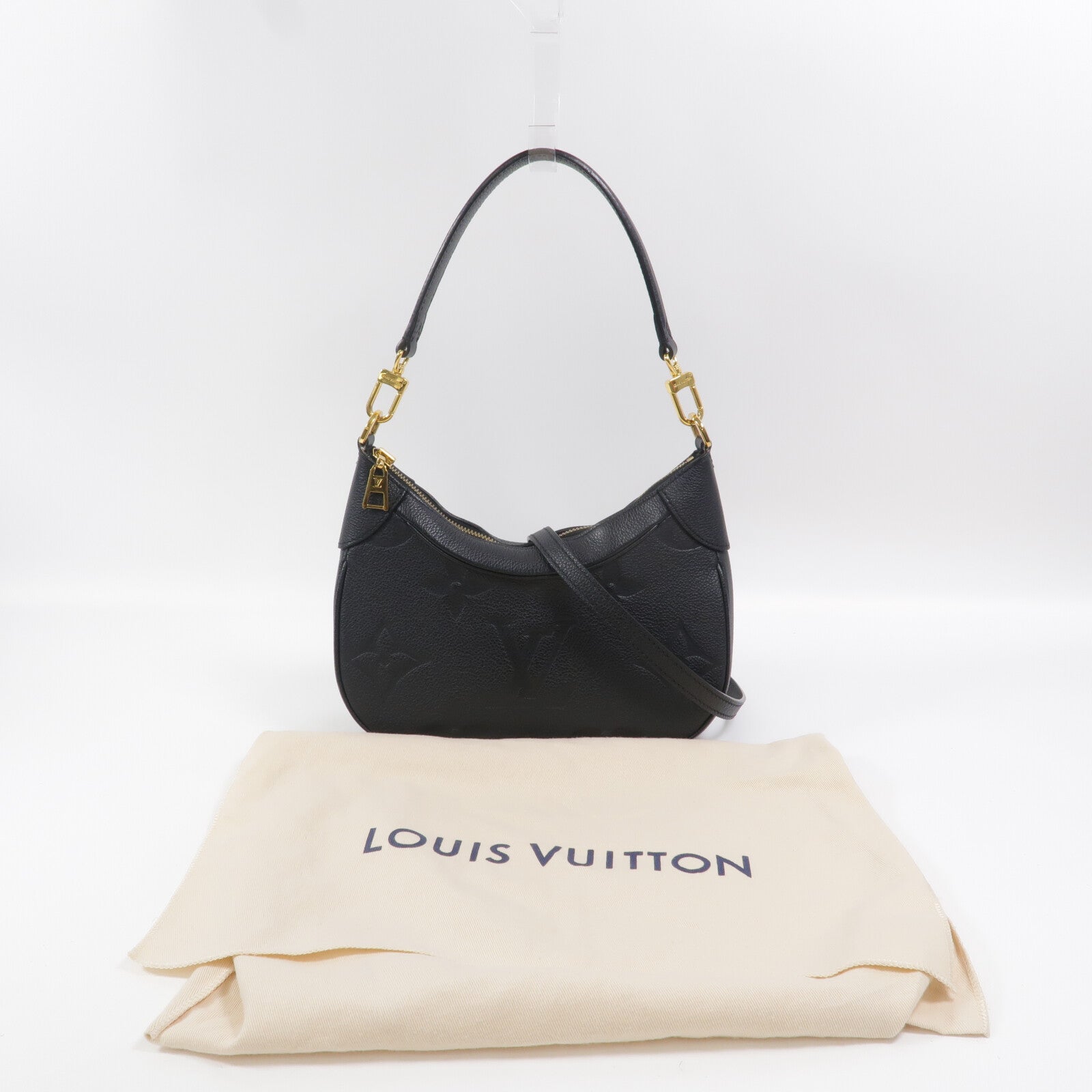 LOUIS VUITTON Monogram Empreinte Bagatelle手挽肩背兩用袋