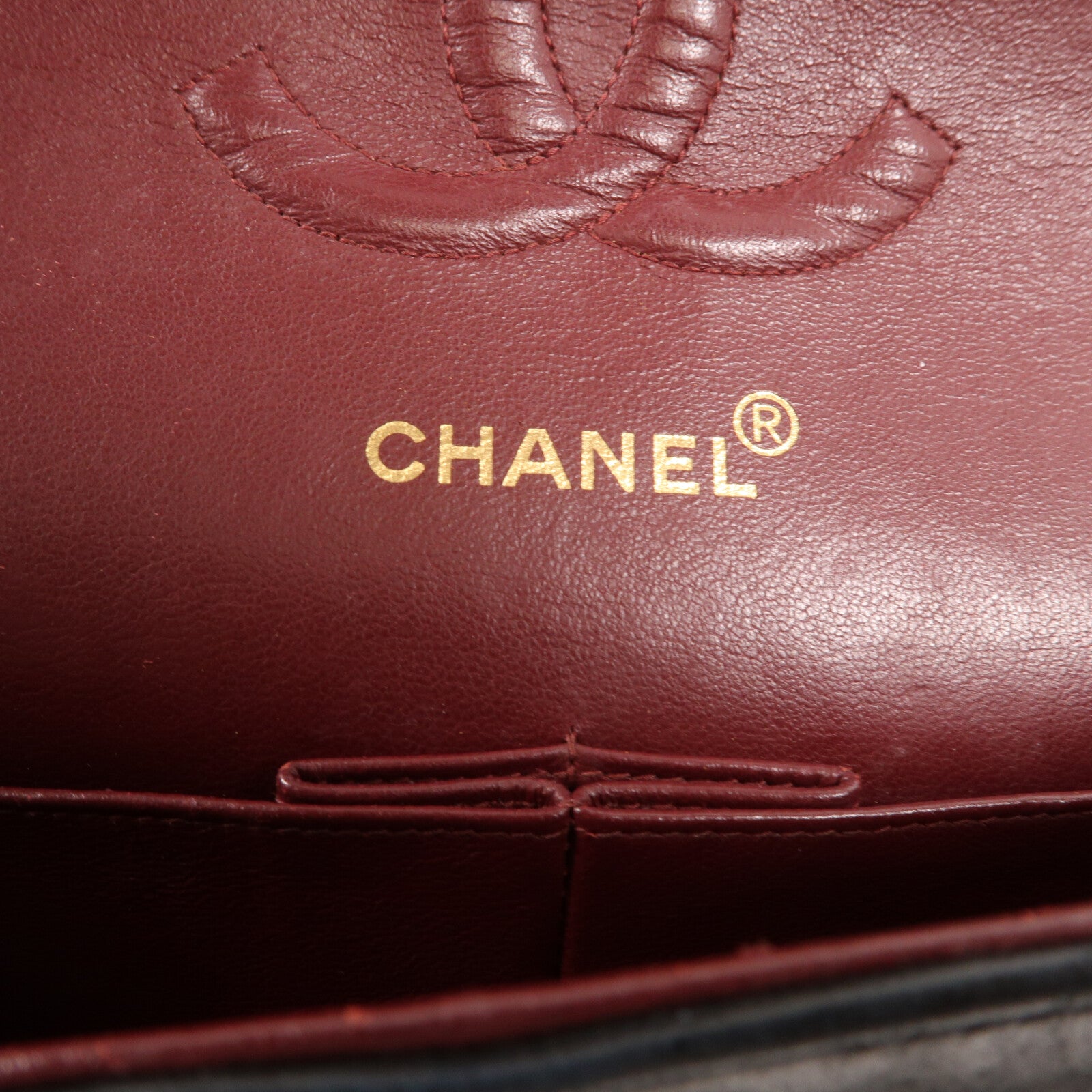 CHANEL 牛皮皮革Vintage Shoulder Bag鏈帶肩背袋