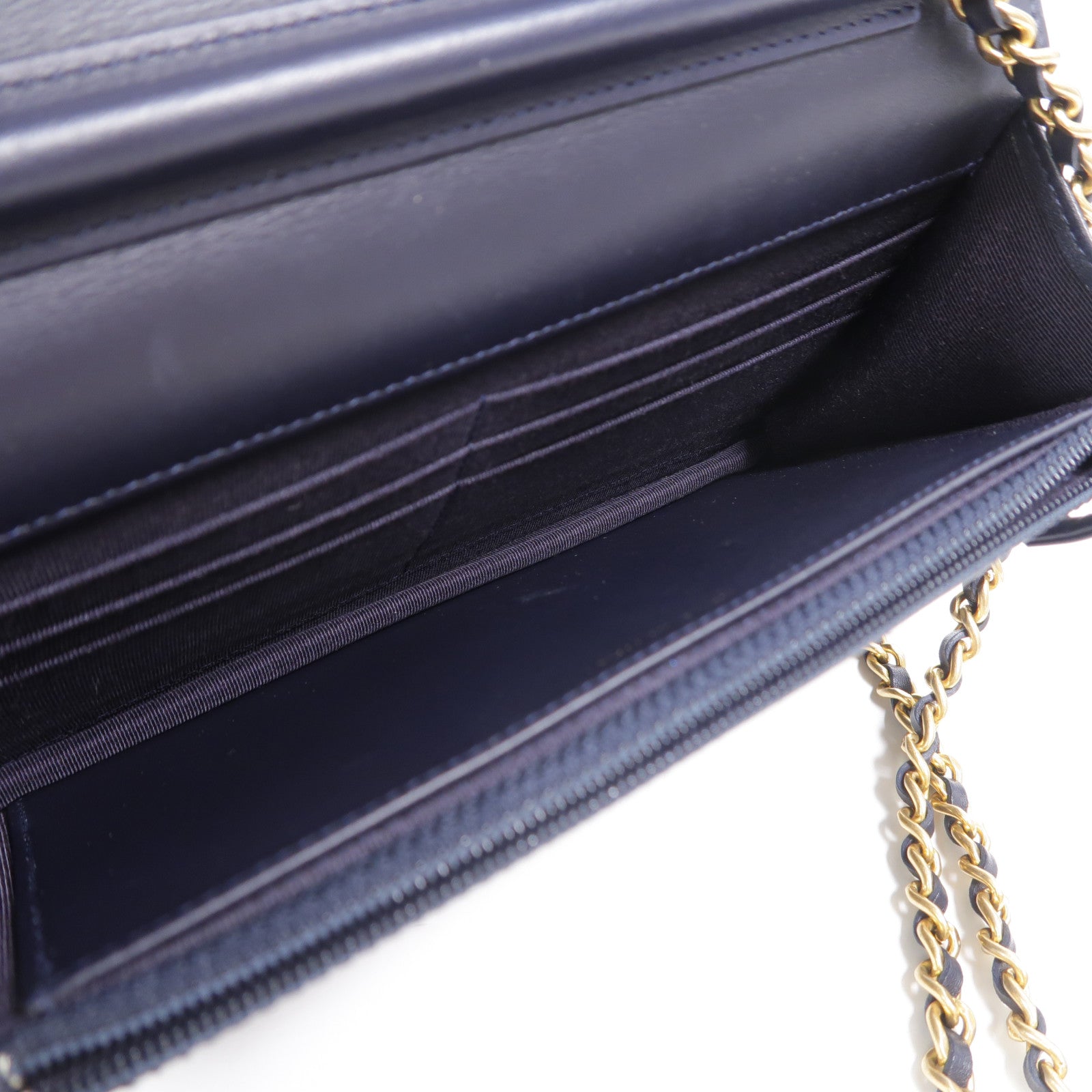 CHANEL 羊皮皮革Elegant CC Wallet On Chain鏈帶肩背袋