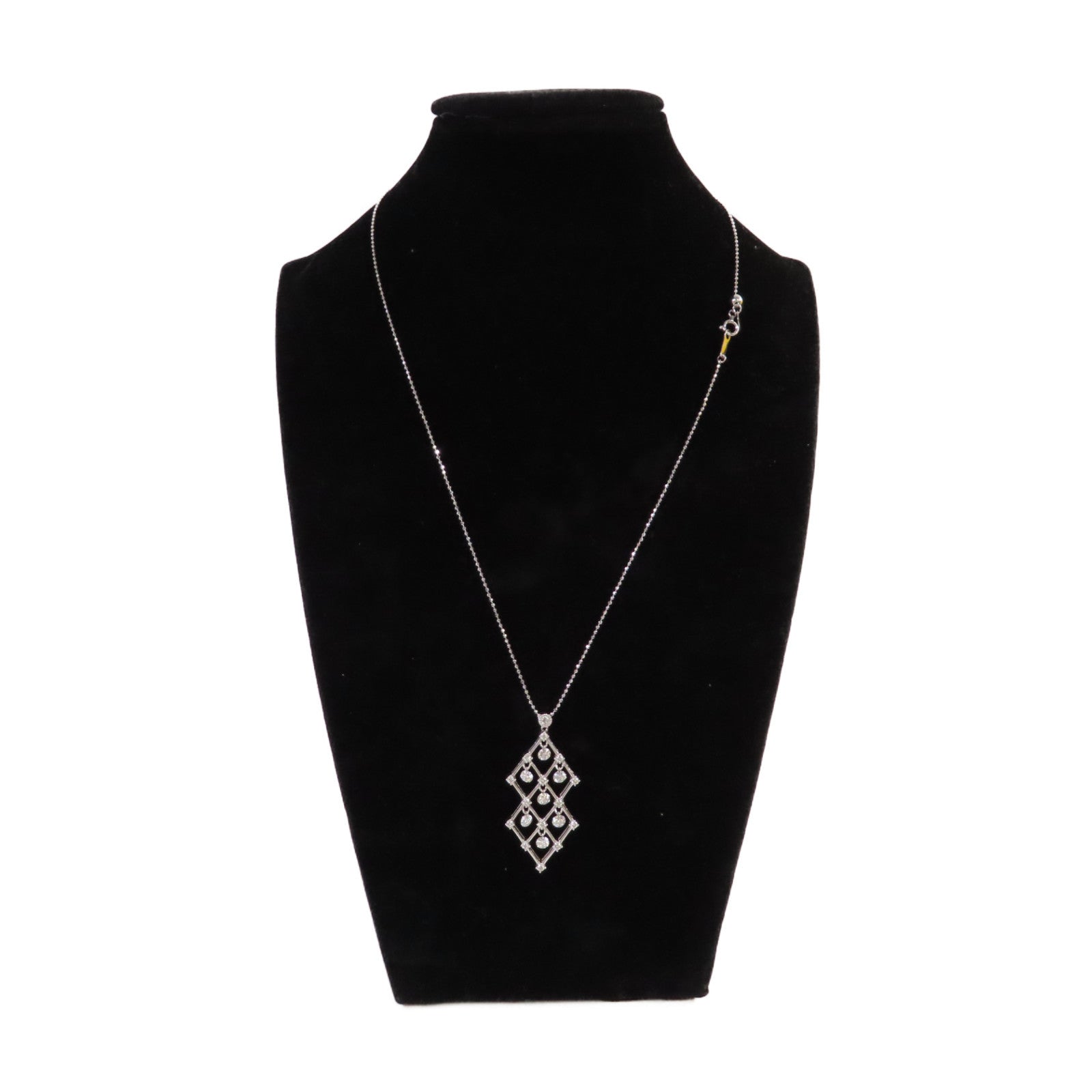 JEWELRY 18K白金/1.31ct鑽石/0.56ct鑽石Diamond Necklace項鍊