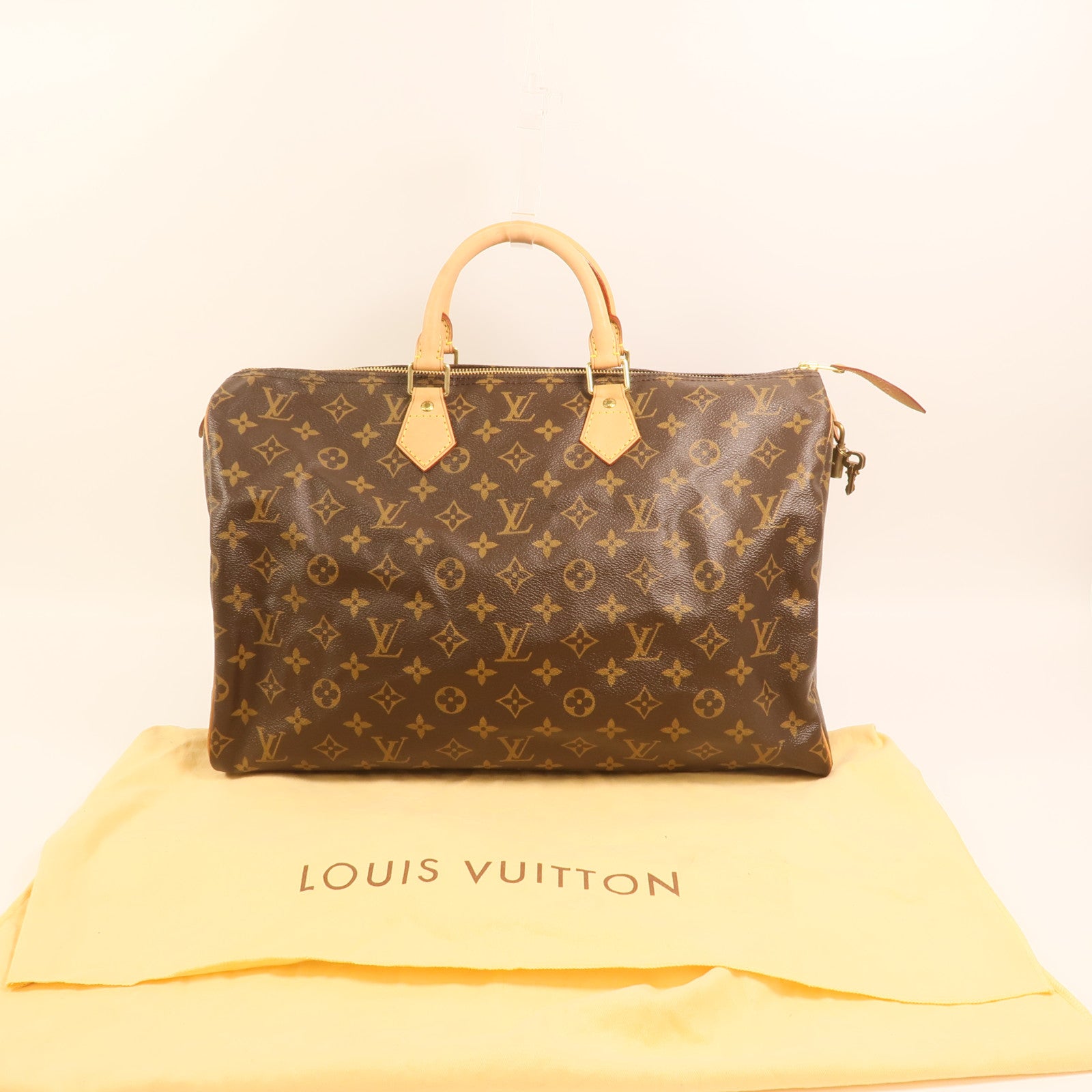 LOUIS VUITTON Monogram Speedy 40金扣手挽袋/波士頓包