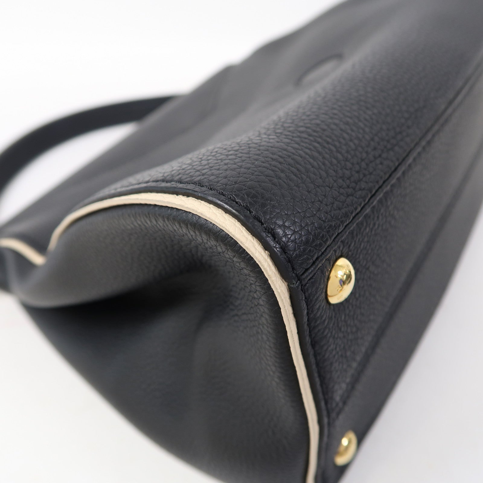 LOUIS VUITTON 【激減優惠】Monogram Double V金扣手挽肩背兩用袋黑色/啡色